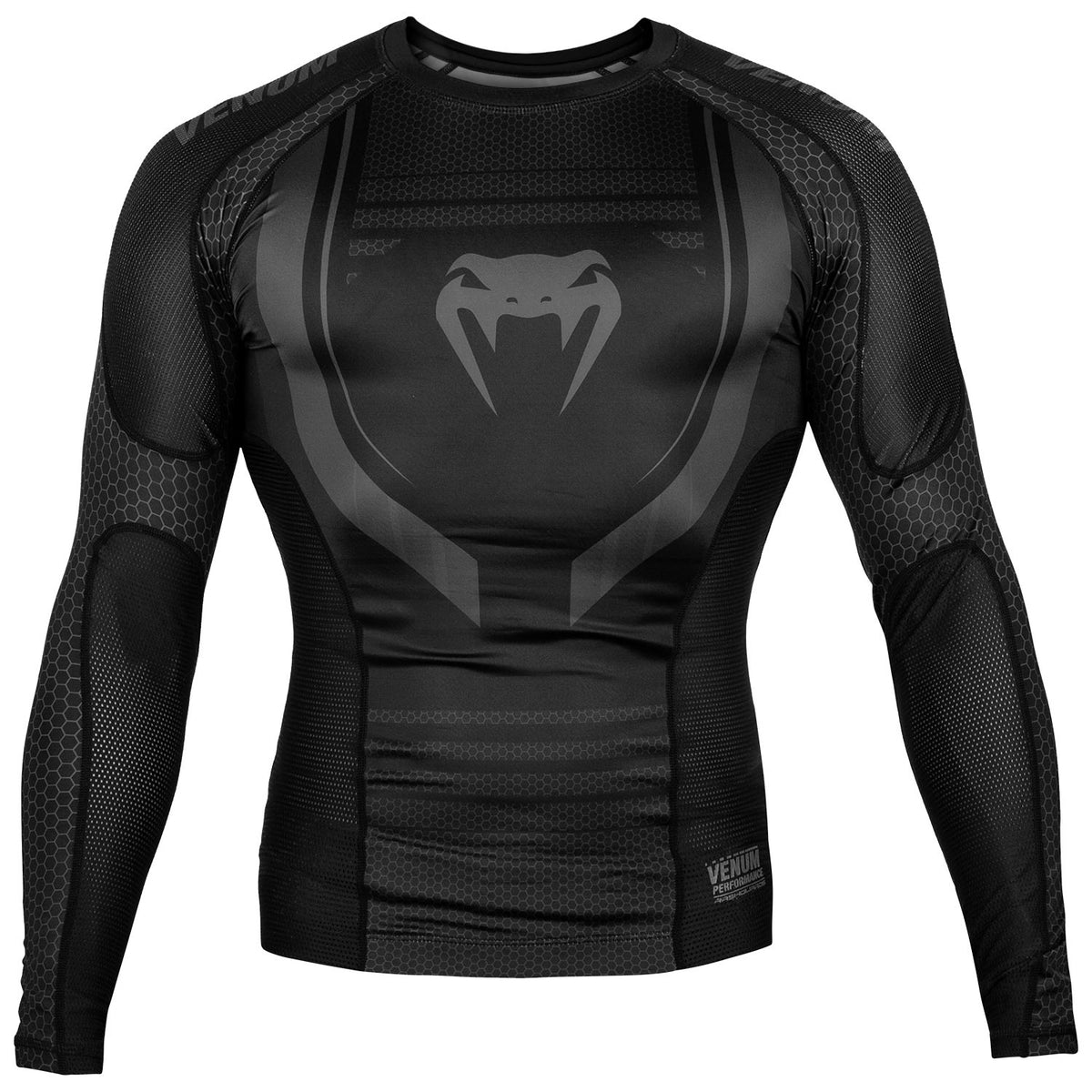 Rashguard Venum Technical 2.0 Maniche lunghe - Nera/Nera