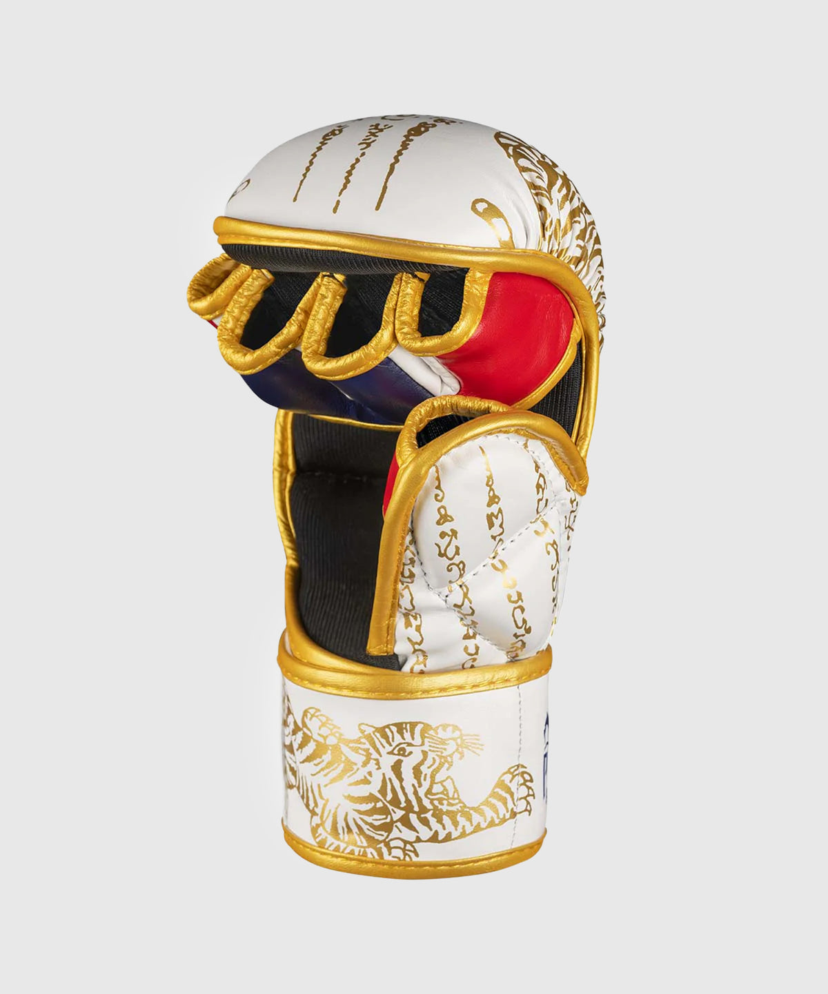 Phantom Athletics Muay Thai Limited Edition MMA-Sparring-Handschuhe - Weiß/Gold