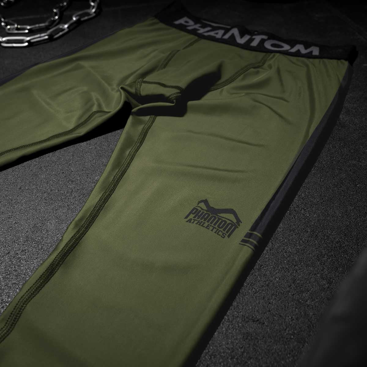 Phantom Athletics Apex Pantalones de Compresión - Caqui