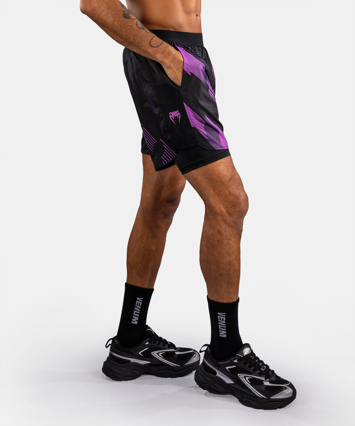 Venum No-Gi 6.0 Training Shorts - Black/Purple