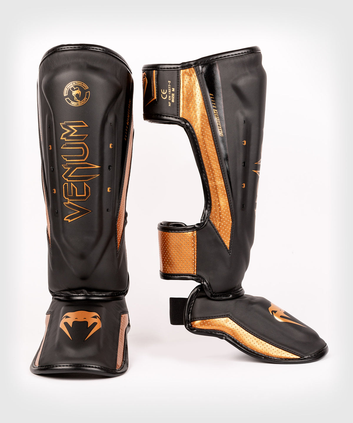 Protège-Tibias Venum Elite Evo - Noir/Bronze