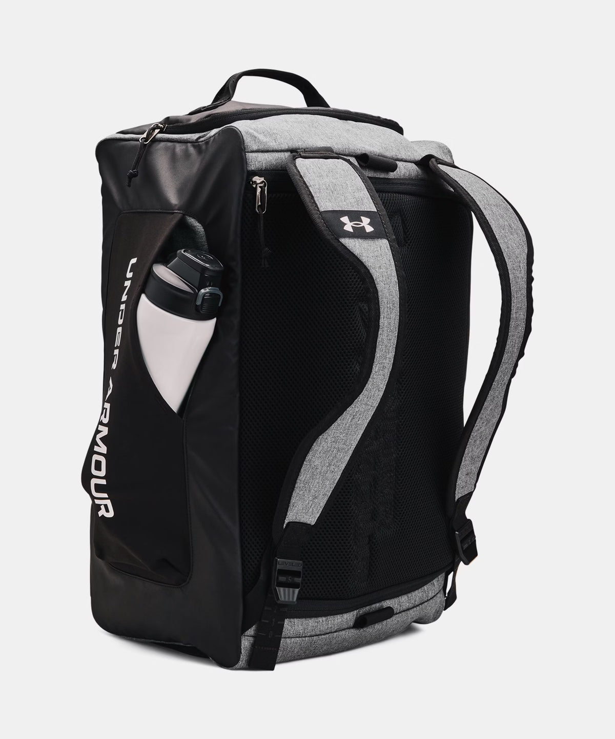 Under Armour Ua Contain Duo Mochila Deportiva (M) – Negro/Gris