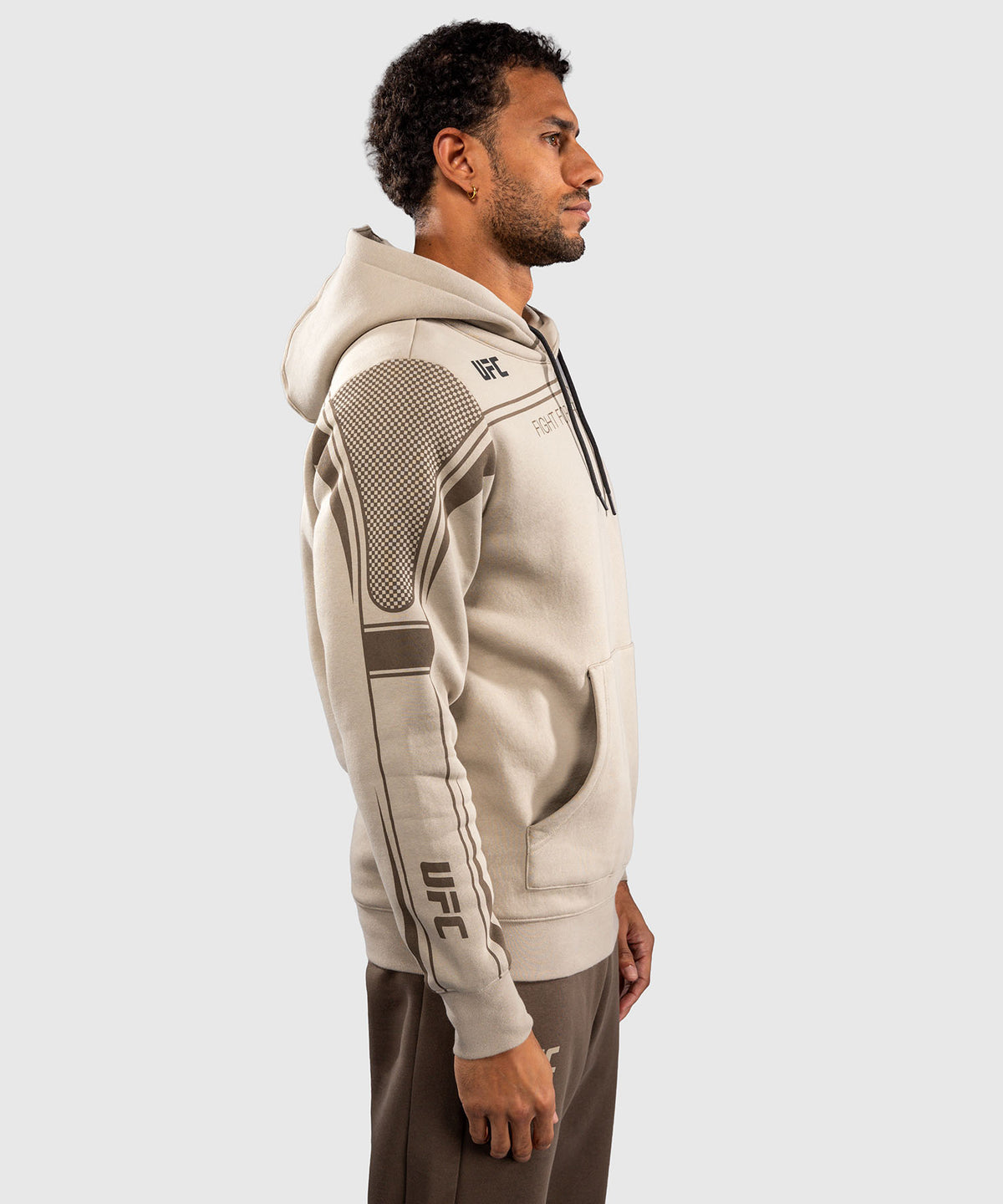 Venum UFC Unity by Venum Authentic Fight Week Herren-Kapuzenpullover - Sand