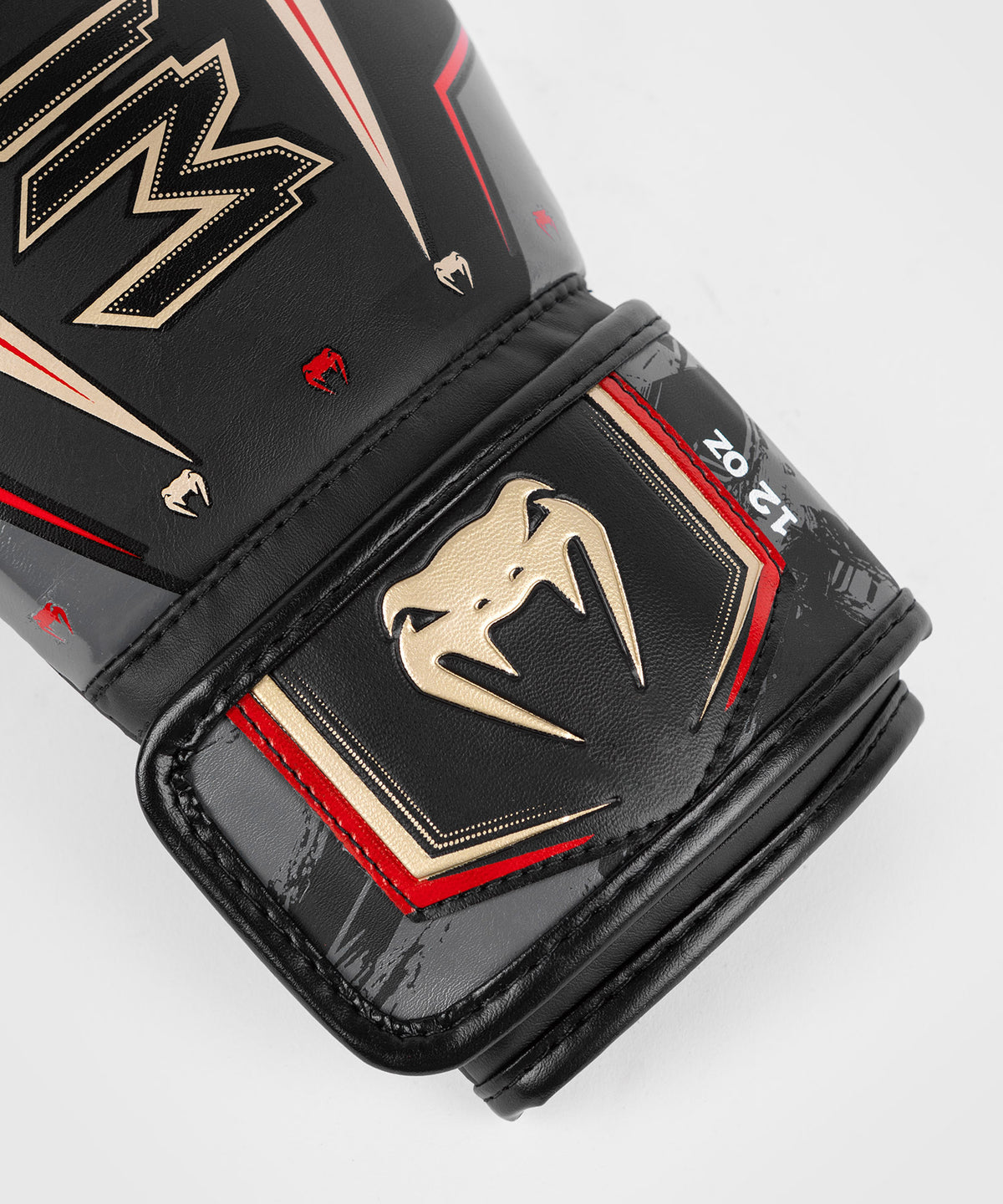 Venum Elite Evo Guantes de Boxeo - Negro/Dorado/Rojo