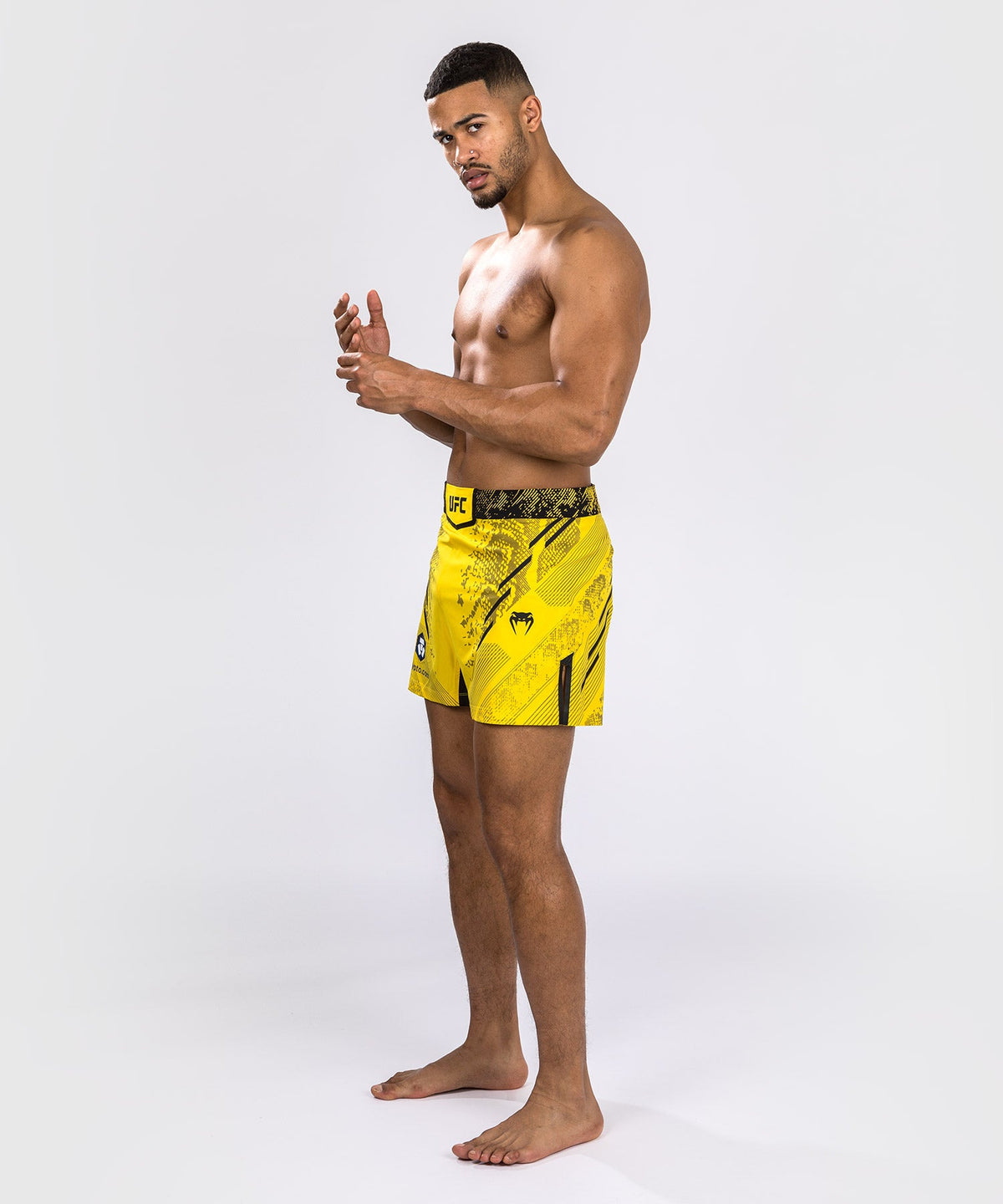 Short de combat Coupe courte pour Hommes UFC Adrenaline by Venum Authentic Fight Night - Jaune