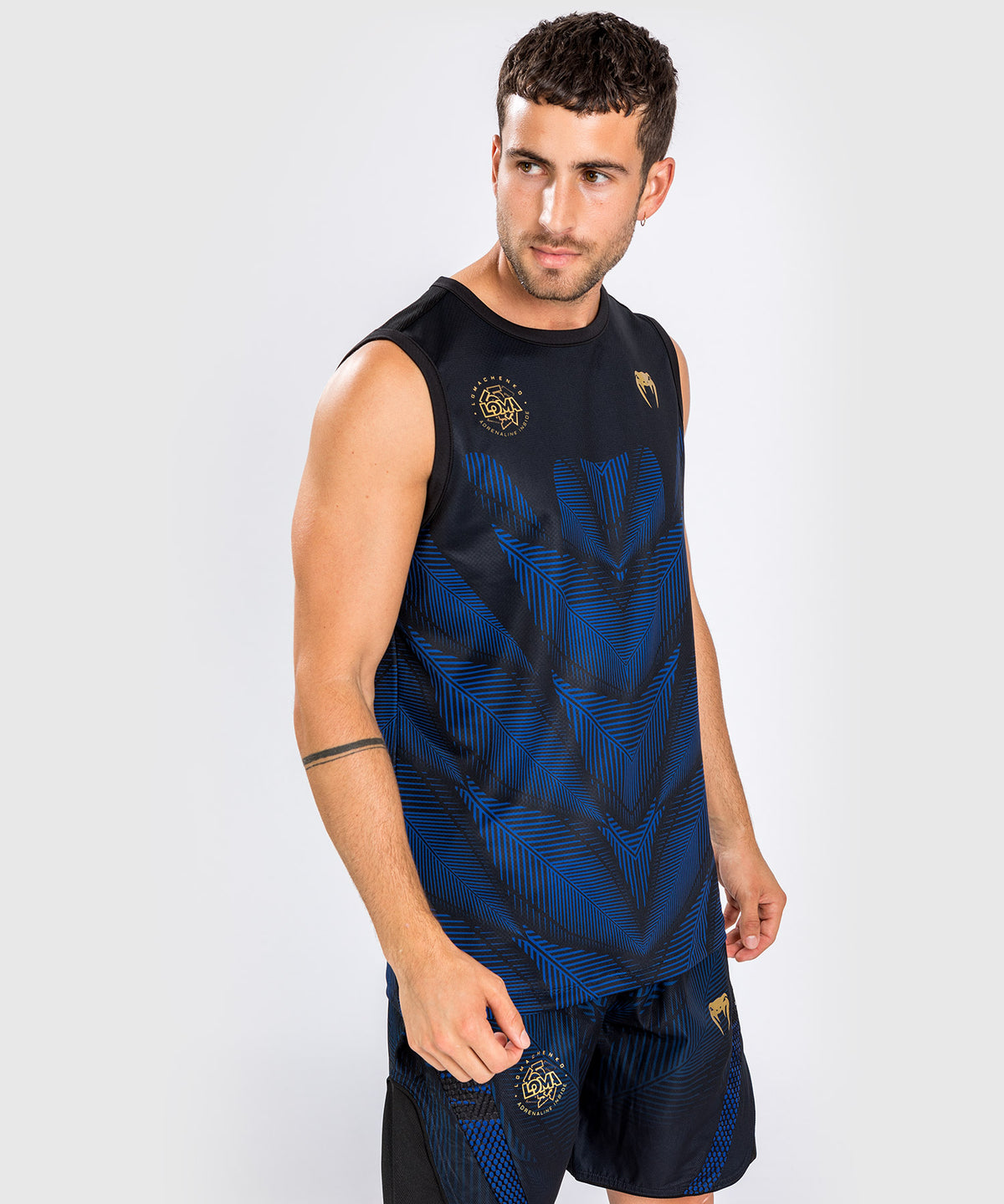 Venum Phantom Loma Canotta Dry Tech - Nera/Blu