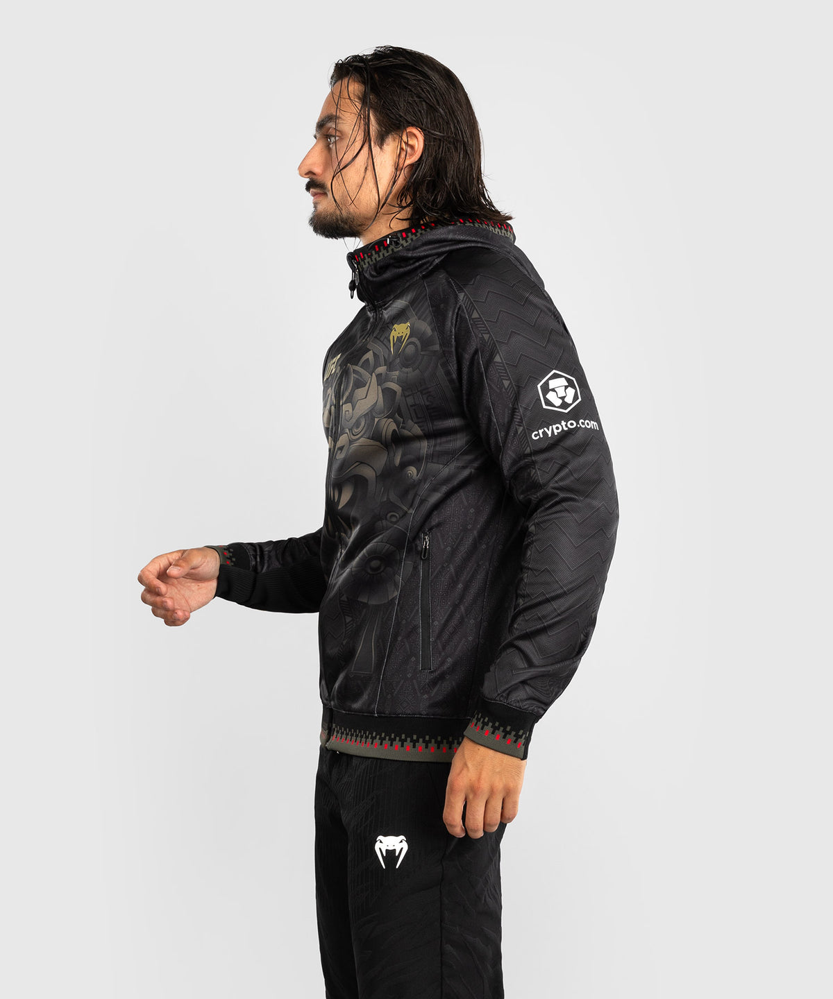Men’s Noche UFC 2.0 By Venum Black Authentic Fight Night Walkout Hoodie