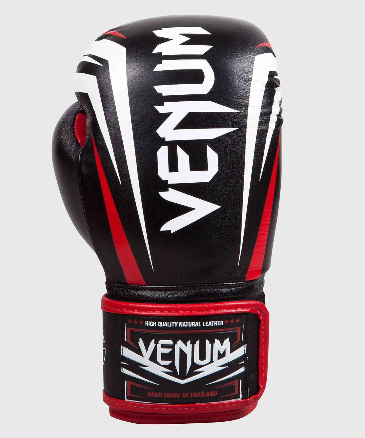 Gants de boxe Venum Sharp - Cuir Nappa - Noir/Blanc/Rouge
