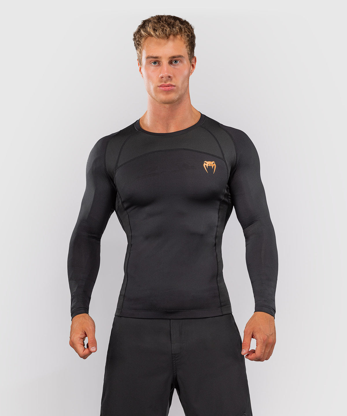 Venum G-Fit Revolution Rashguard a maniche lunghe - Nero/Rame