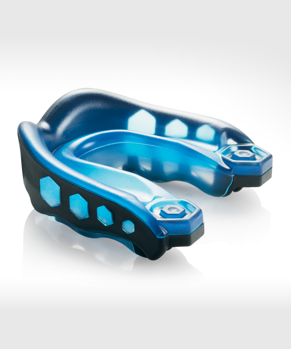 Shock Doctor Gel Max Protector Bucal Junior - Negro/Azul