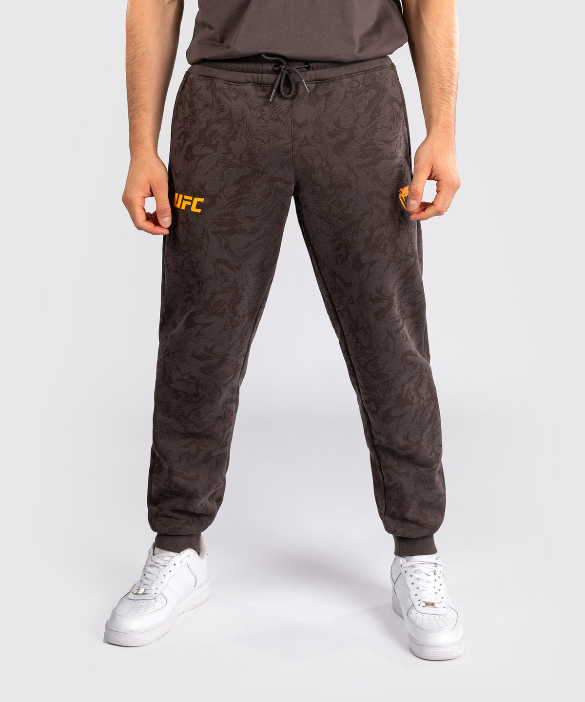 Pantalon en Coton pour Hommes UFC Fusion by Venum Fight Week - Marron Terrestre