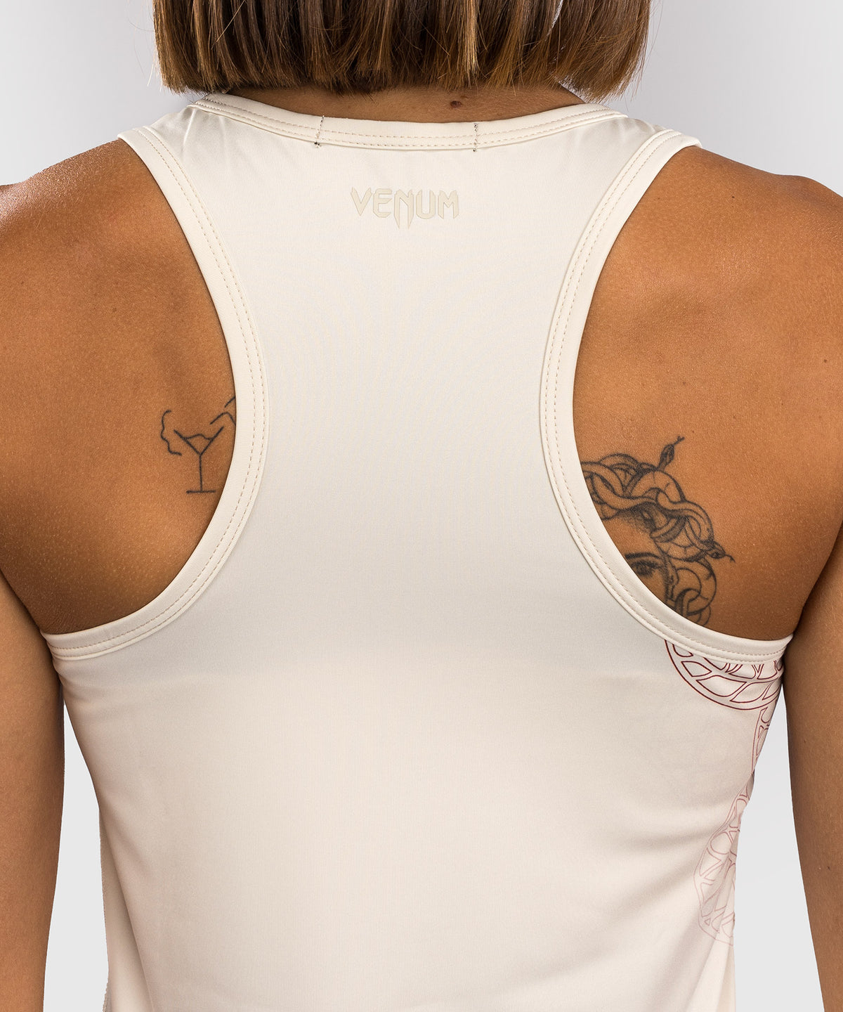 Venum Serpenti Women’s Tank Top - Ivory/Burgundy