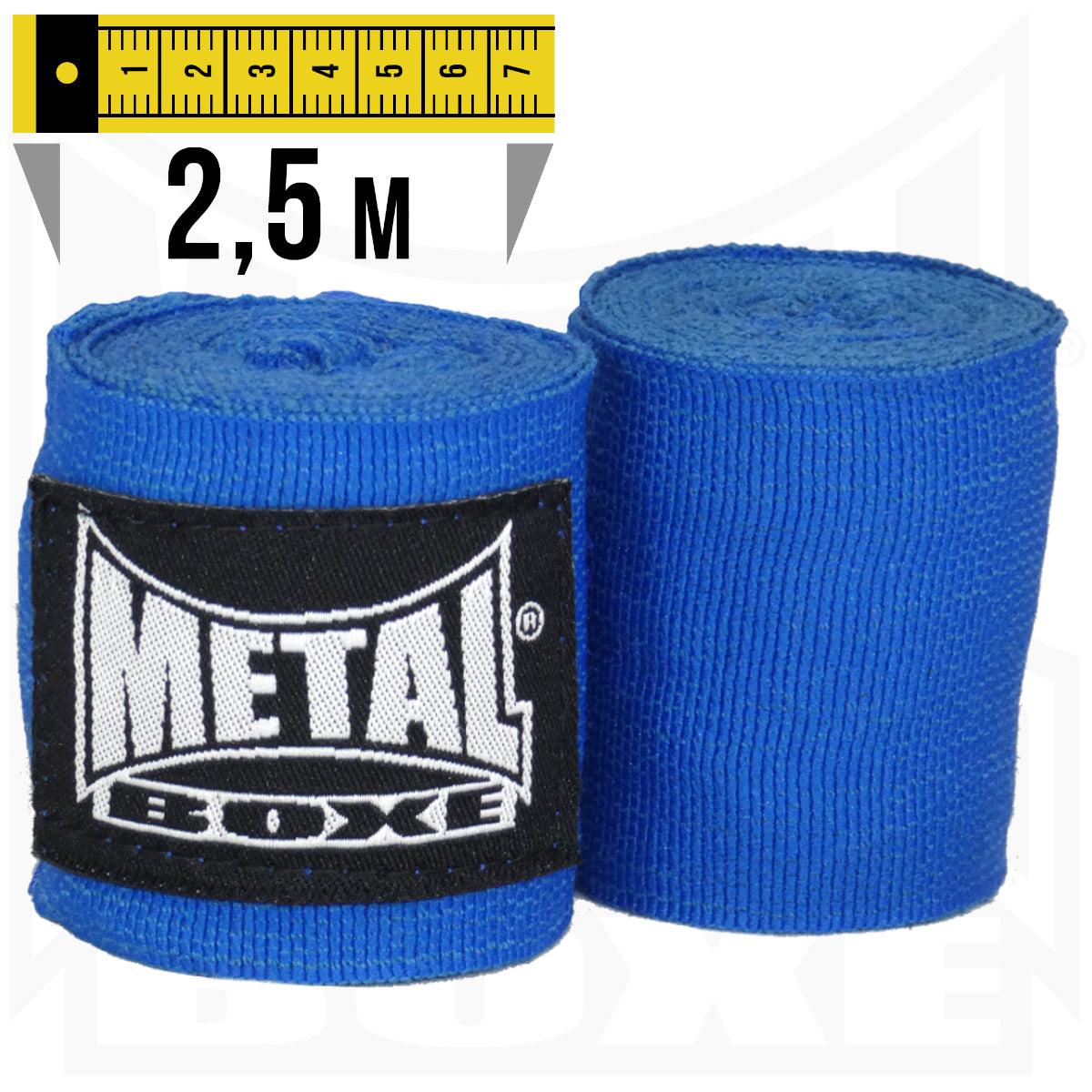 Metal Boxe Vendas de Boxeo 2,5m - Azul