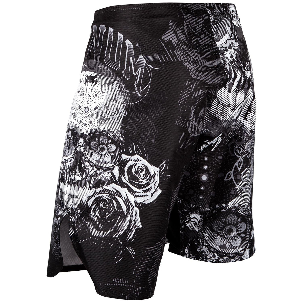 Fightshort Venum Santa Muerte 3.0 - Black/White