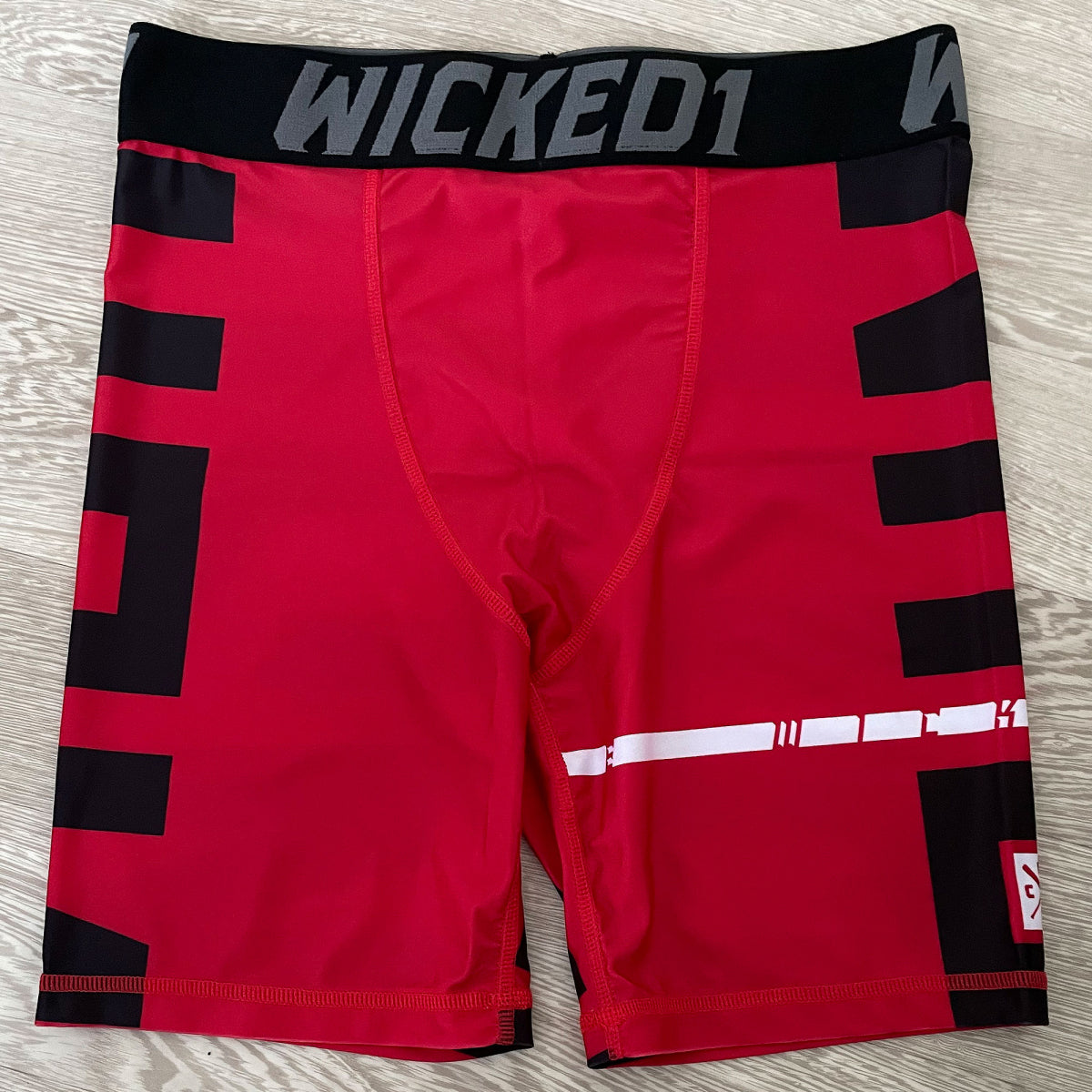 Wicked One Klaz Pantaloncini a Compressione - Rosso