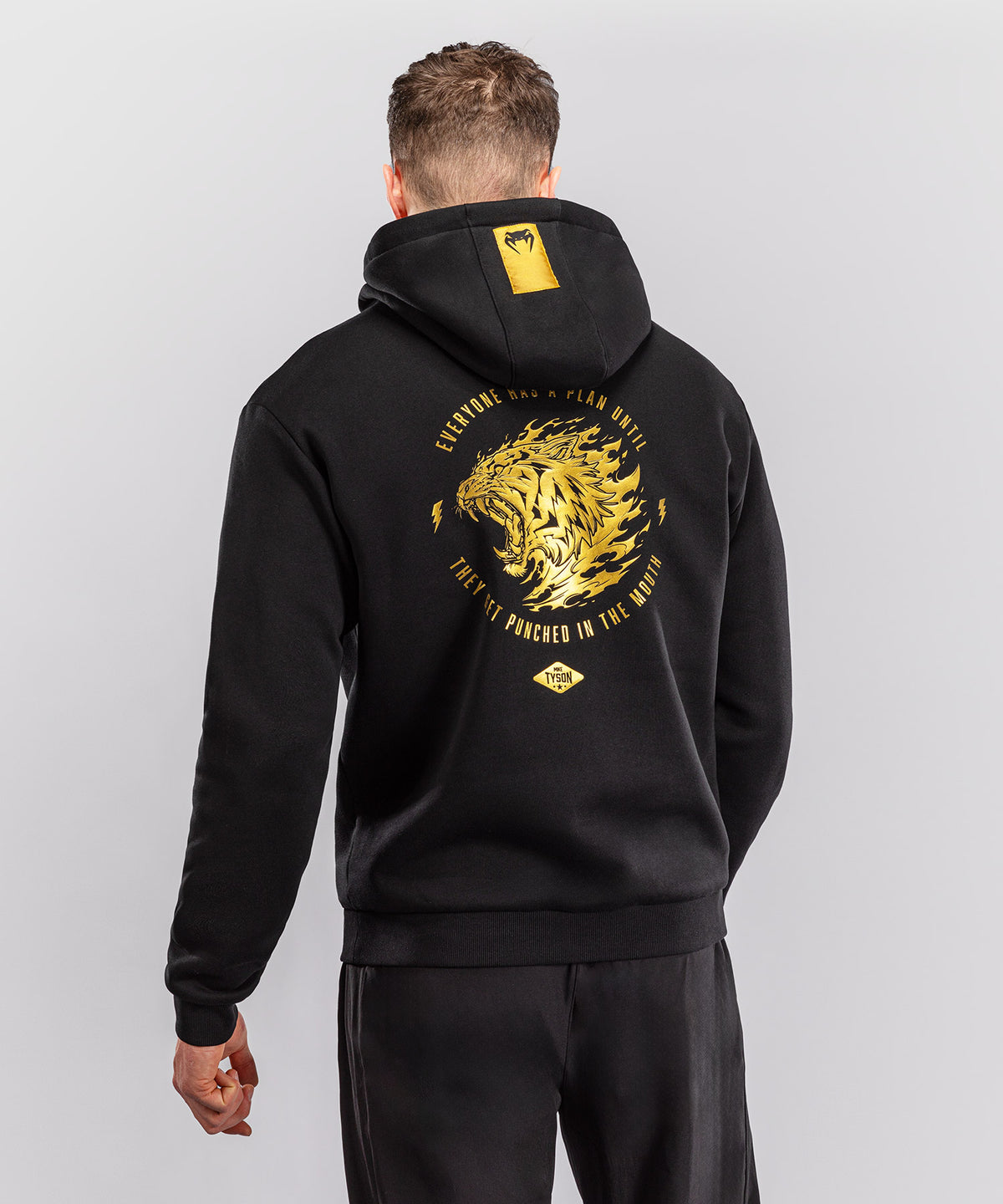 Sweat à capuche Venum x Mike Tyson Tiger - Noir/Or