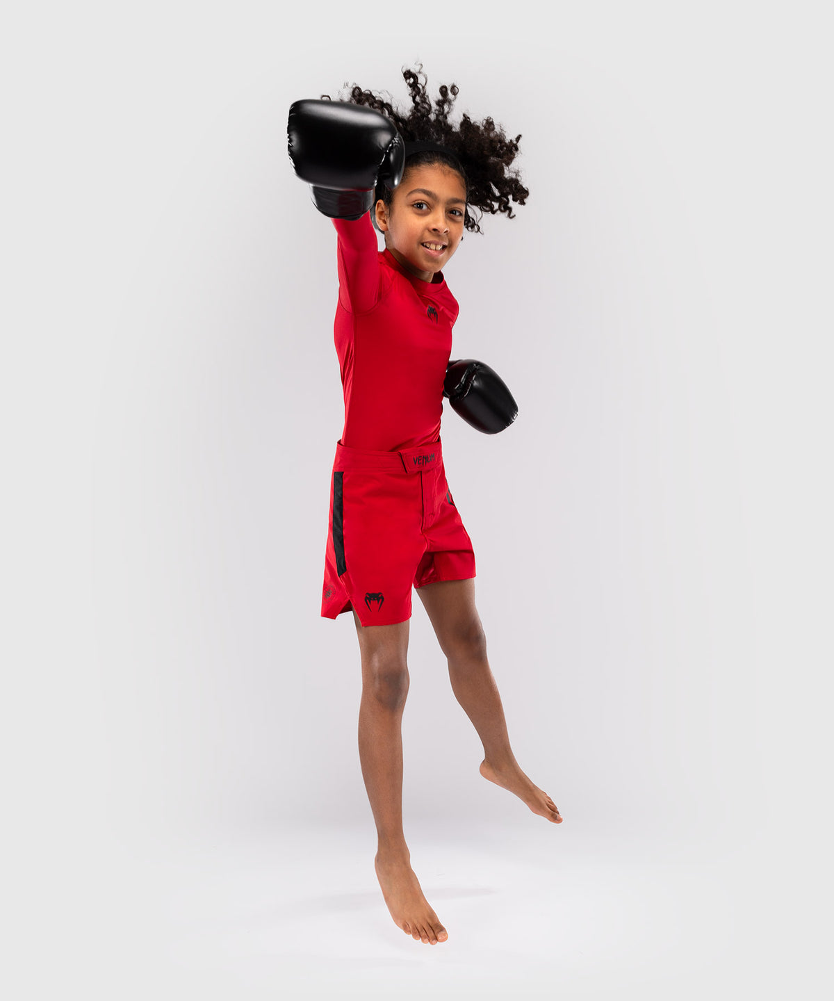 Venum Light Pantalón corto infantil Fight - Rojo cereza