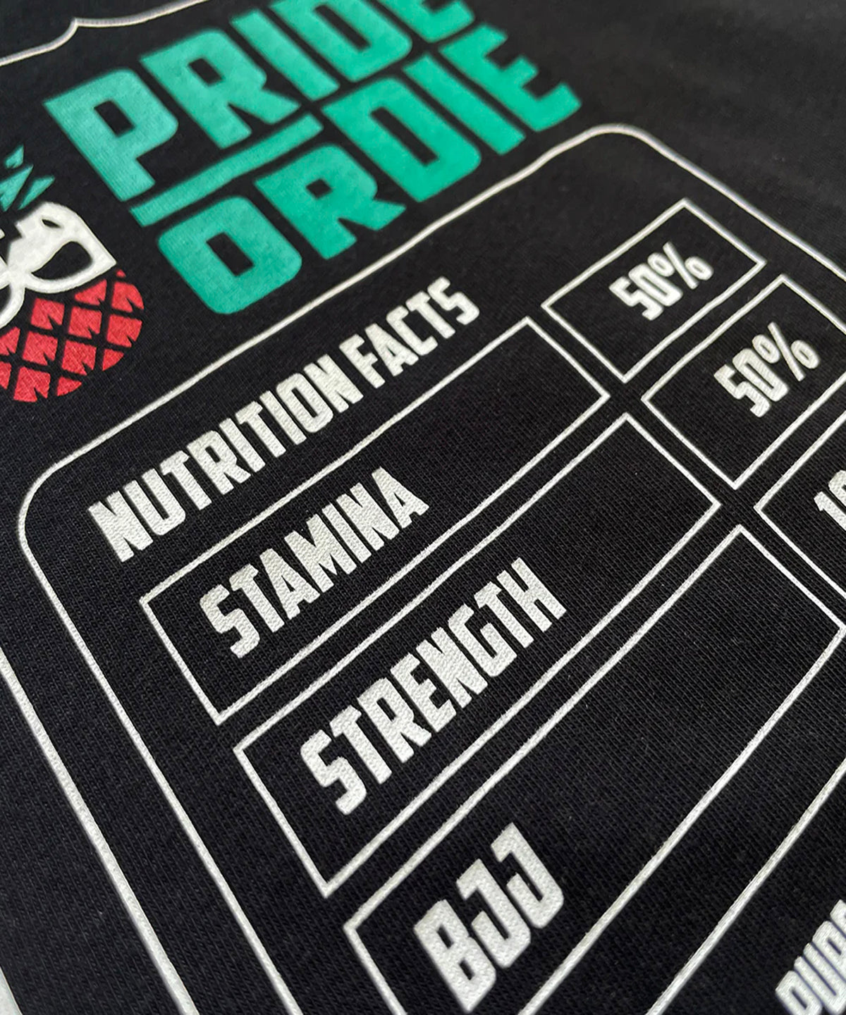 Pride Or Die Juice Jitsu Camiseta de Entrenamiento - Negro