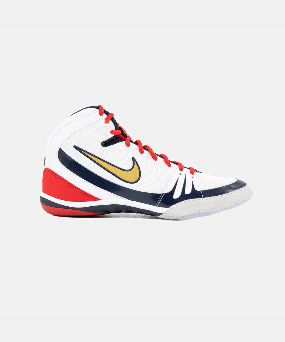 Nike Freek Se Wrestling Shoes - White/Gold/Navy