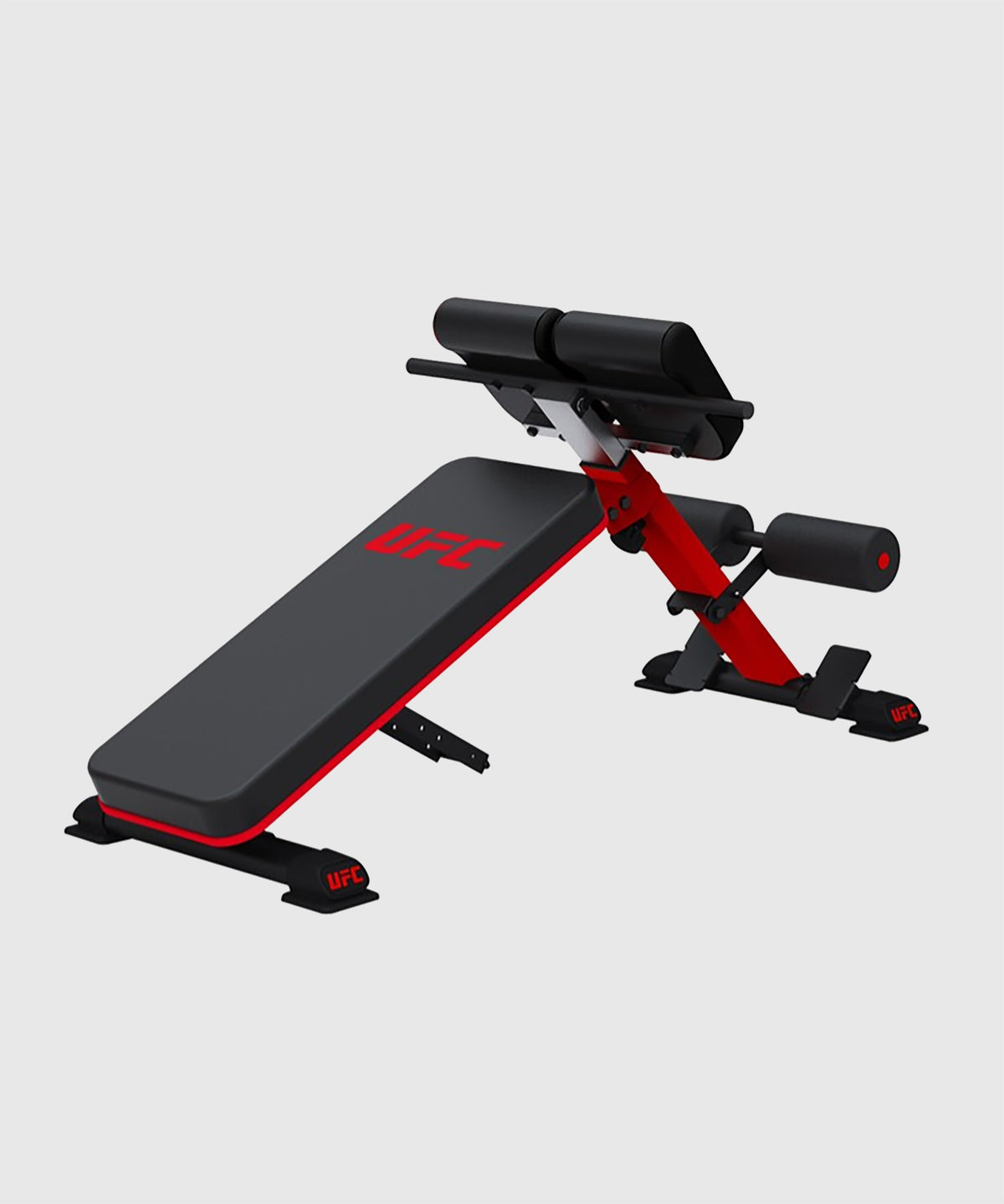 Banc de Extensión Abdominal – Negro/Rojo