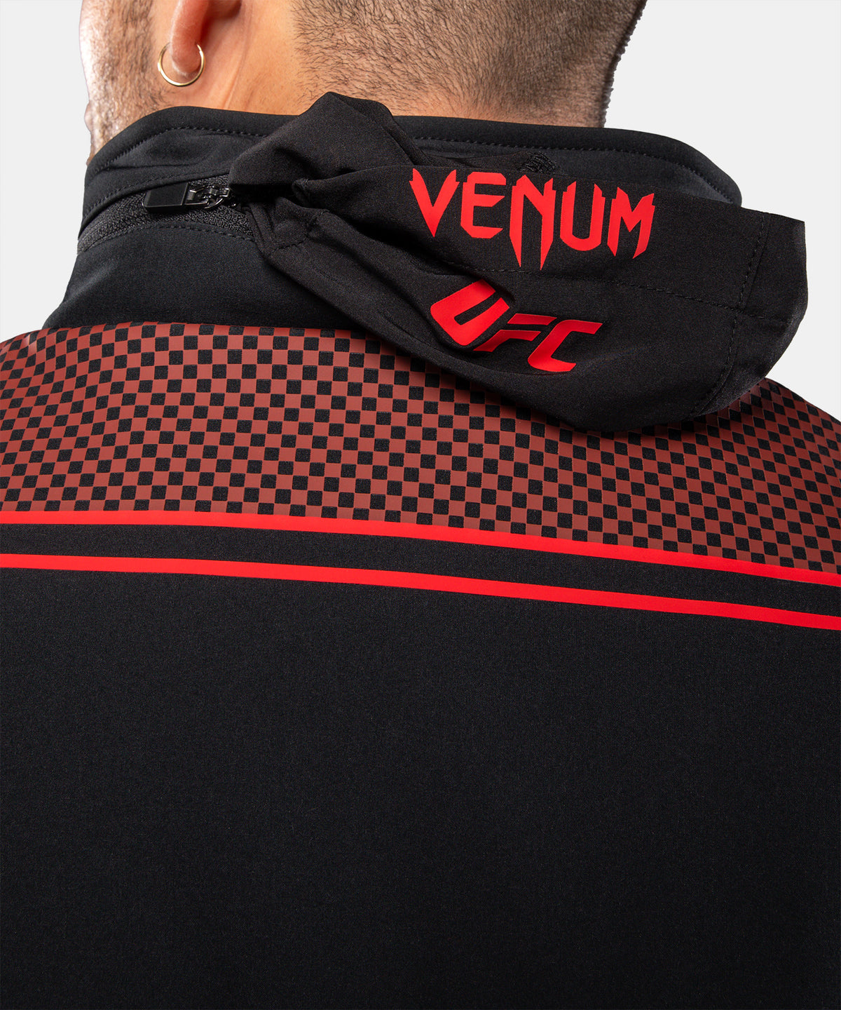 Sweat à Capuche Zippé pour Homme Venum UFC Unity by Venum Authentic Fight Week - Noir
