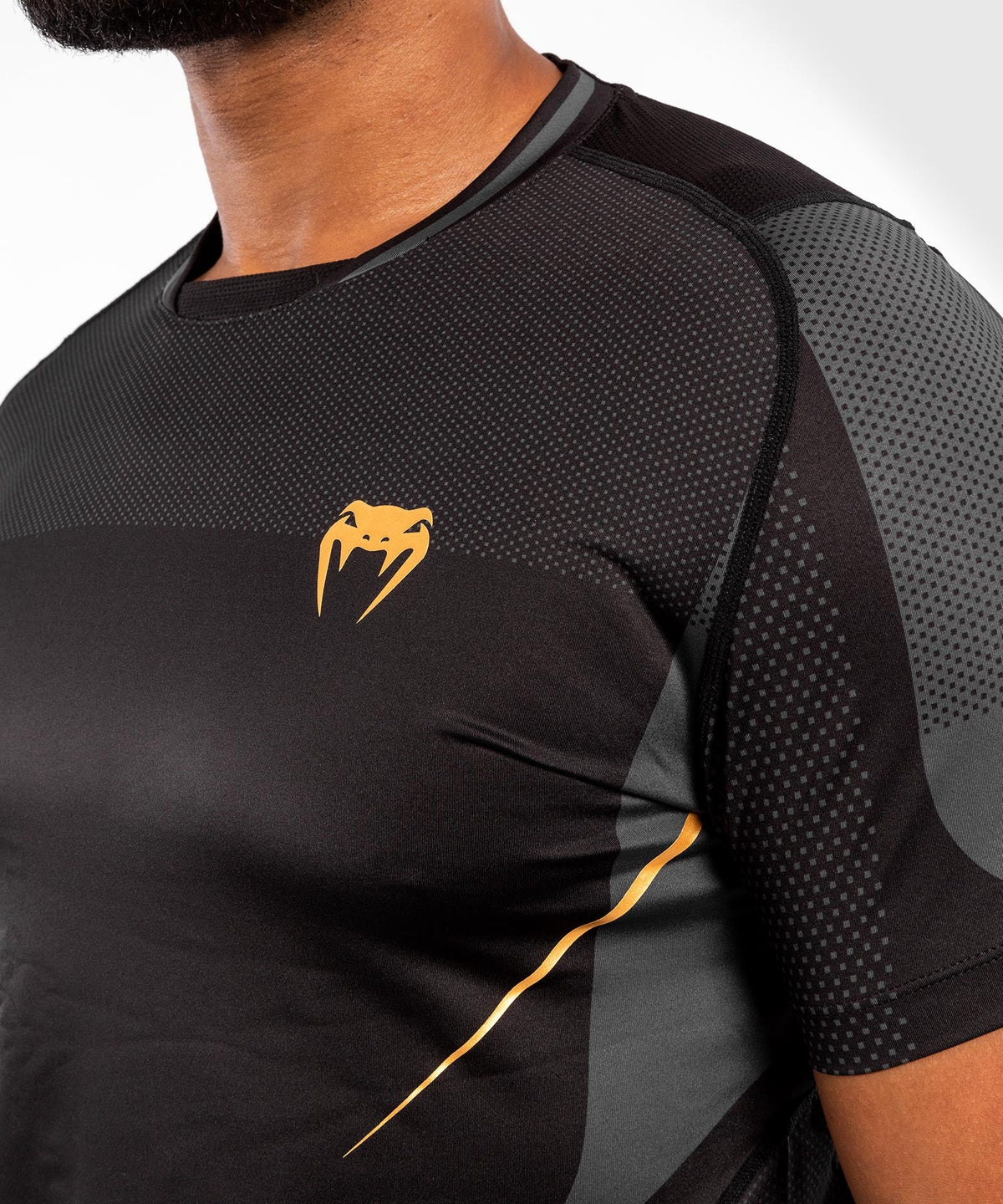 Venum Athletics Dry Tech T-Shirt - Schwarz/Gold