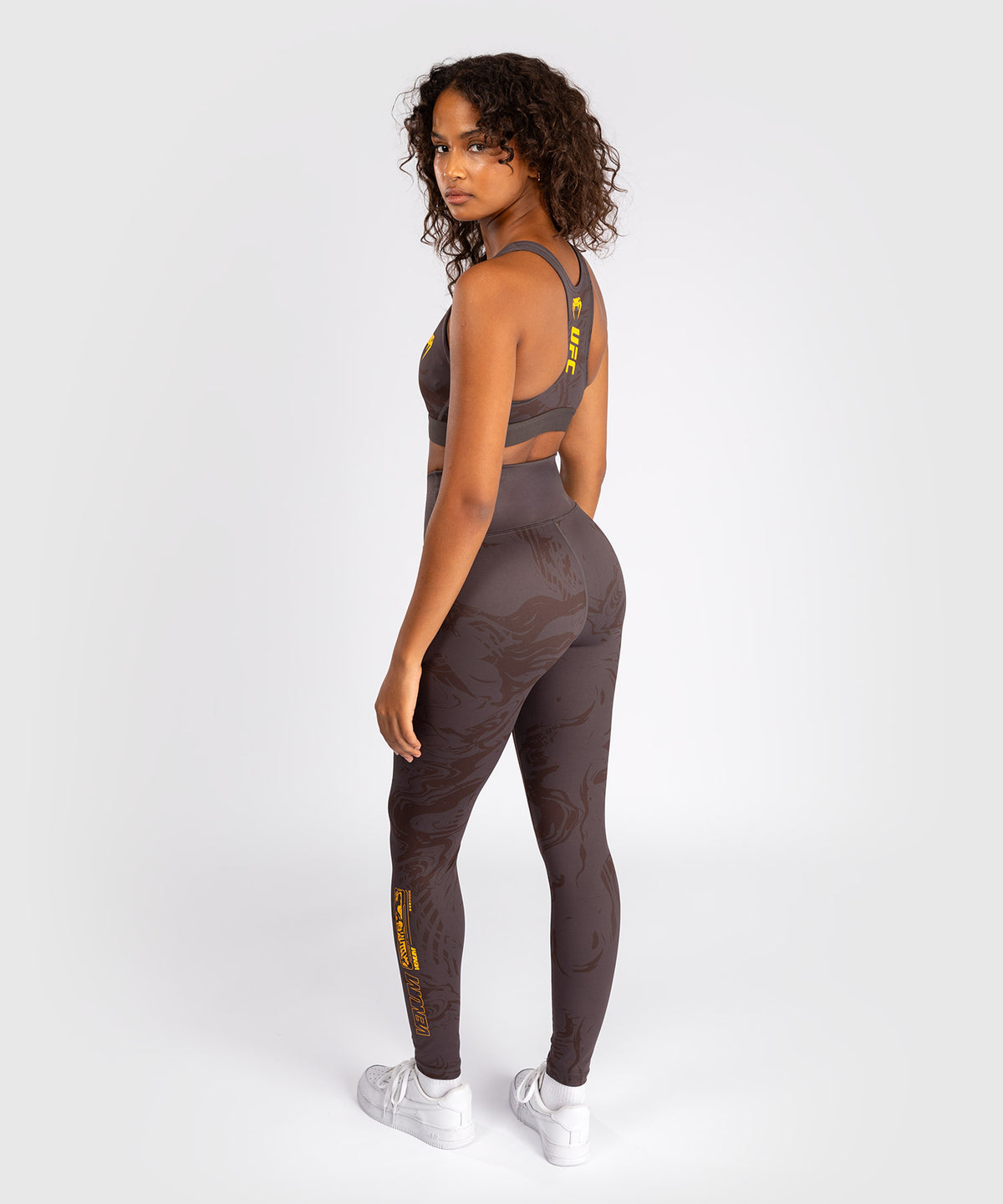 Leggings Performance pour Femmes UFC Fusion by Venum Fight Week - Marron Terrestre