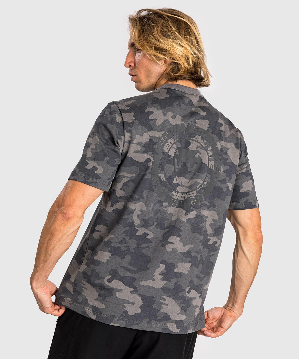 Venum Vortex XL Camiseta para Hombre - Camuflaje Antracita