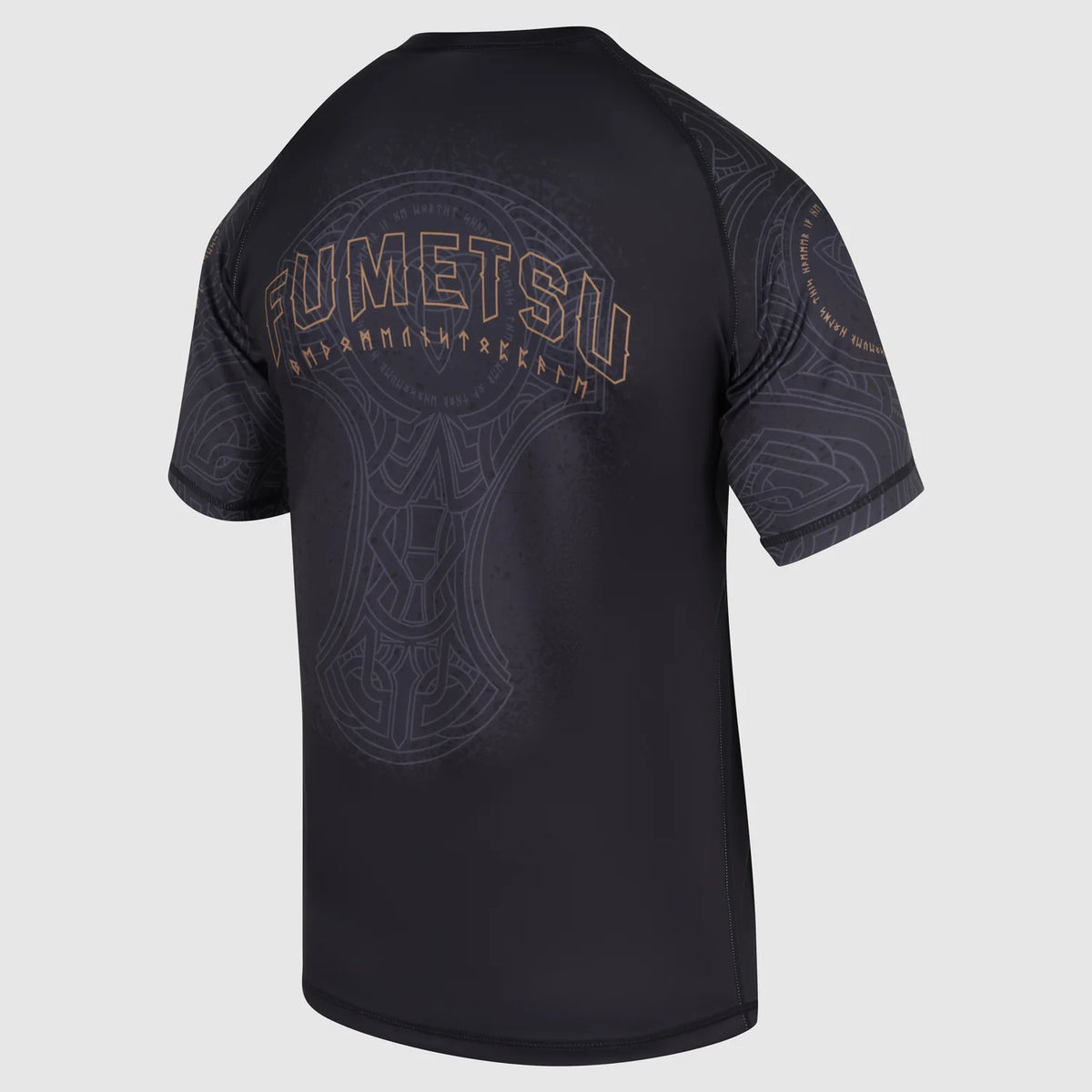 Fumetsu Mjolnir Rashguard de Manga Corta - Negro/Bronce