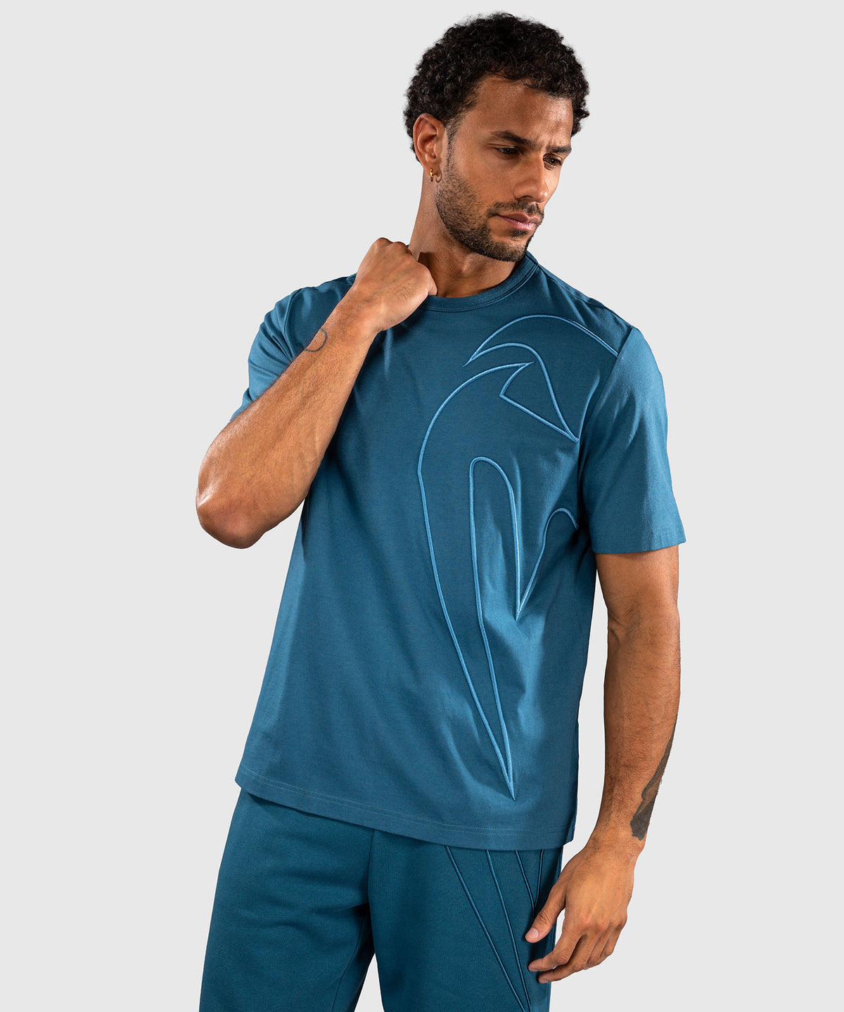 Venum Giant 3D Cotton T-Shirt - Ocean Blue