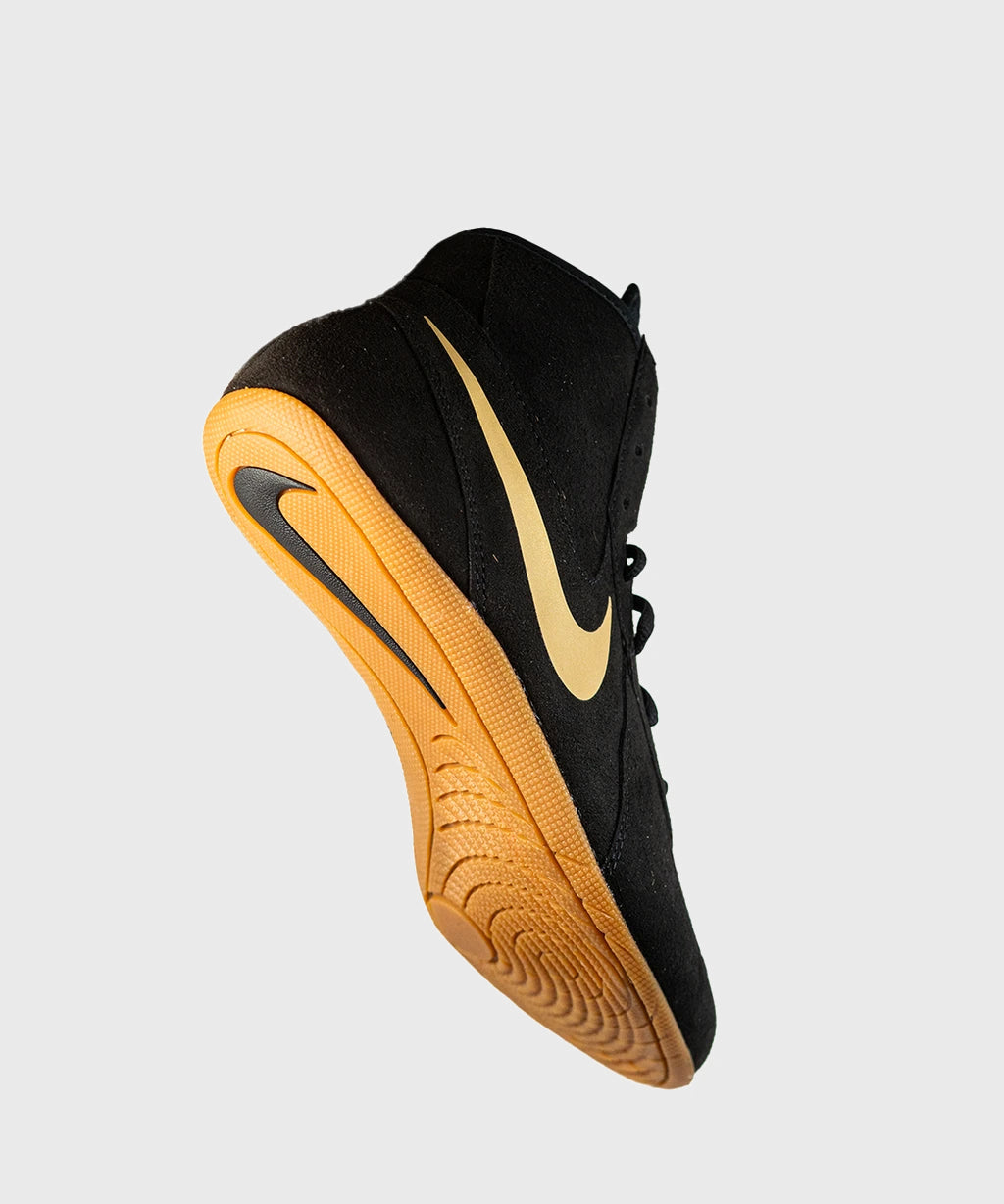 Chaussures de lutte Nike Footsweep 2 - Noir/Or/Gomme