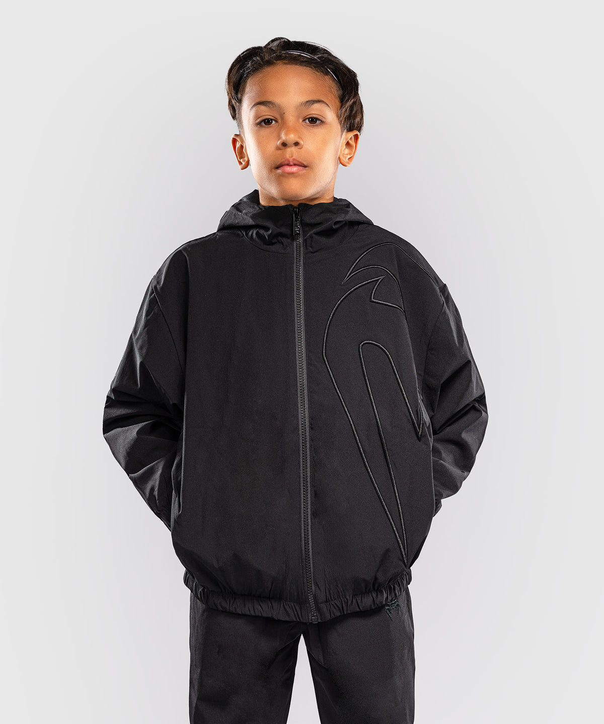 Venum Giant 3D Trainingsjacke für Kinder – Schwarz