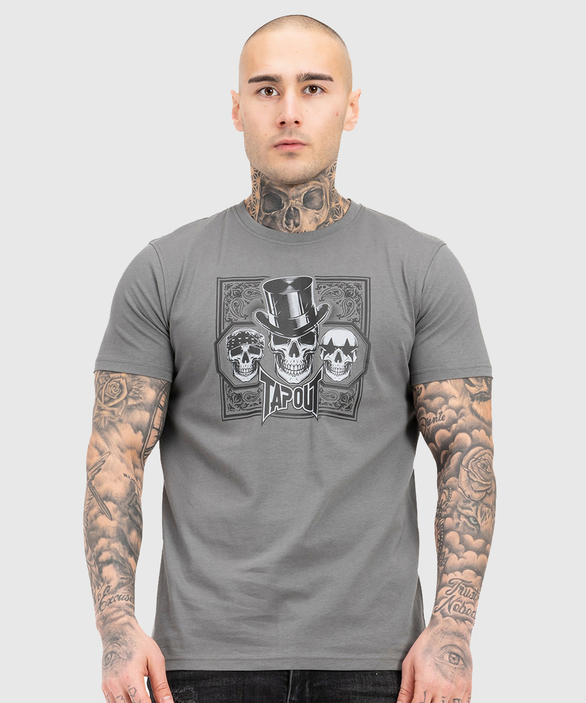 Tapout Skull T-shirt - Grigio/Nero