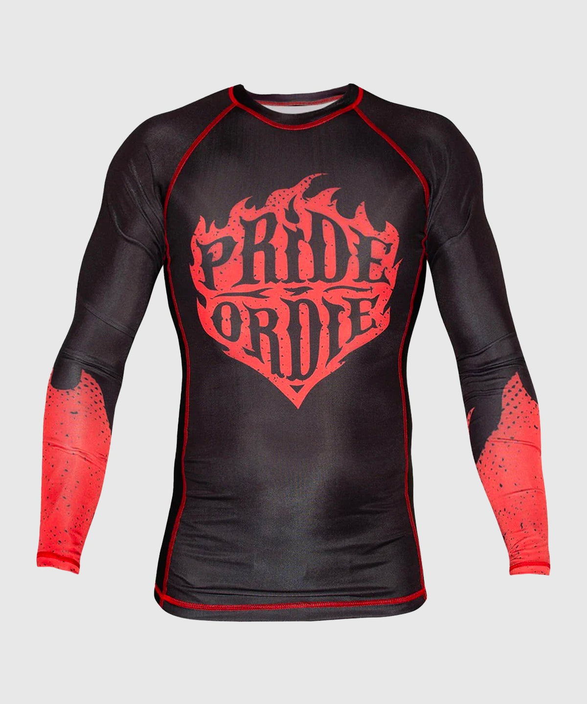 Pride Or Die Reckless Flames Rashguard - Schwarz