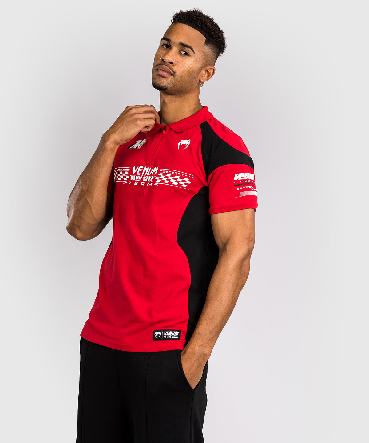 Venum Motorsport Baumwoll-Polo - Rennrot