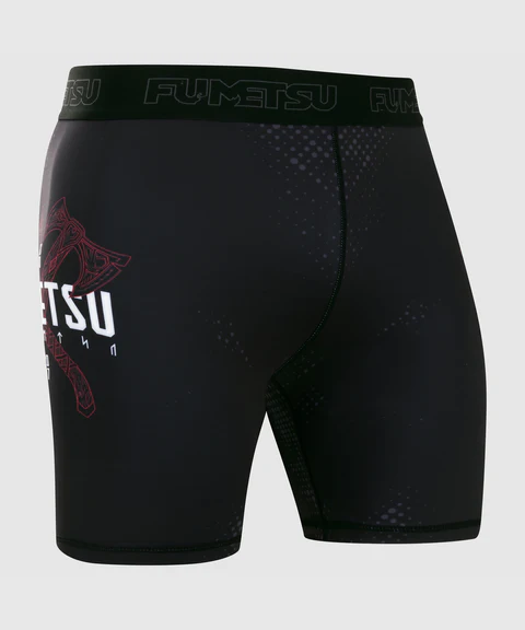 Fumetsu Berserker Vale Tudo Fightshorts - Nero/Rosso