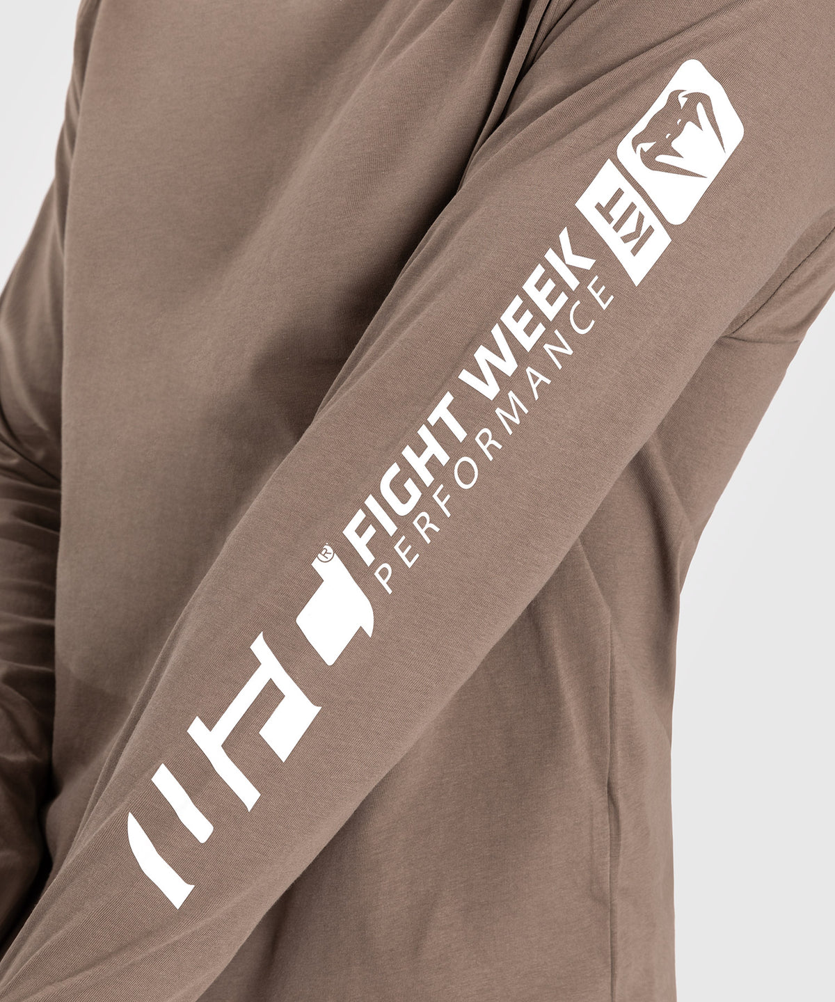 UFC Adrenaline by Venum Fight Week Herren Langarm T-Shirt - Bronze