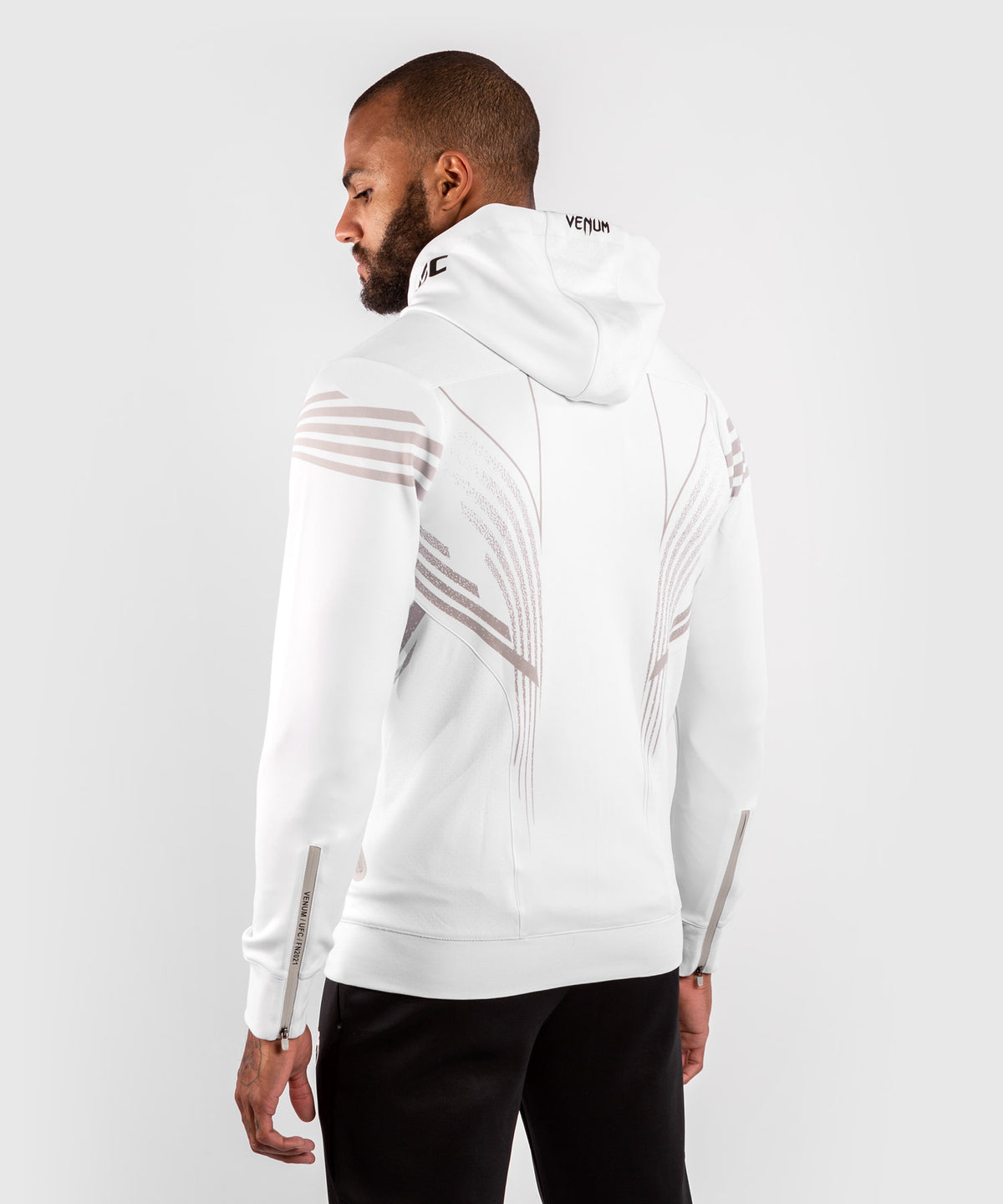 UFC Venum Authentic Fight Night Herren Walkout Hoodie - Weiß