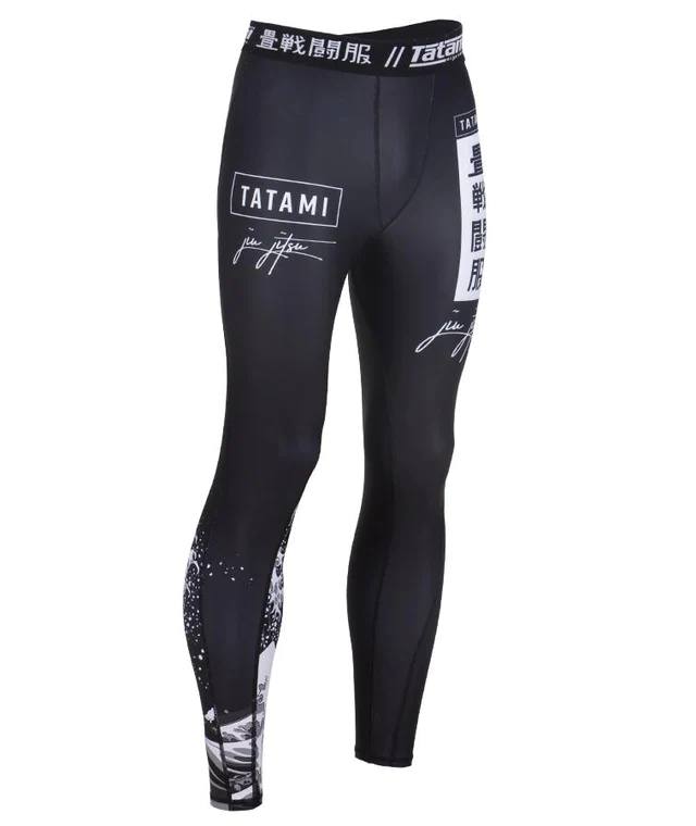 Tatami Fightwear Kanagawa Kompressionshose - Schwarz