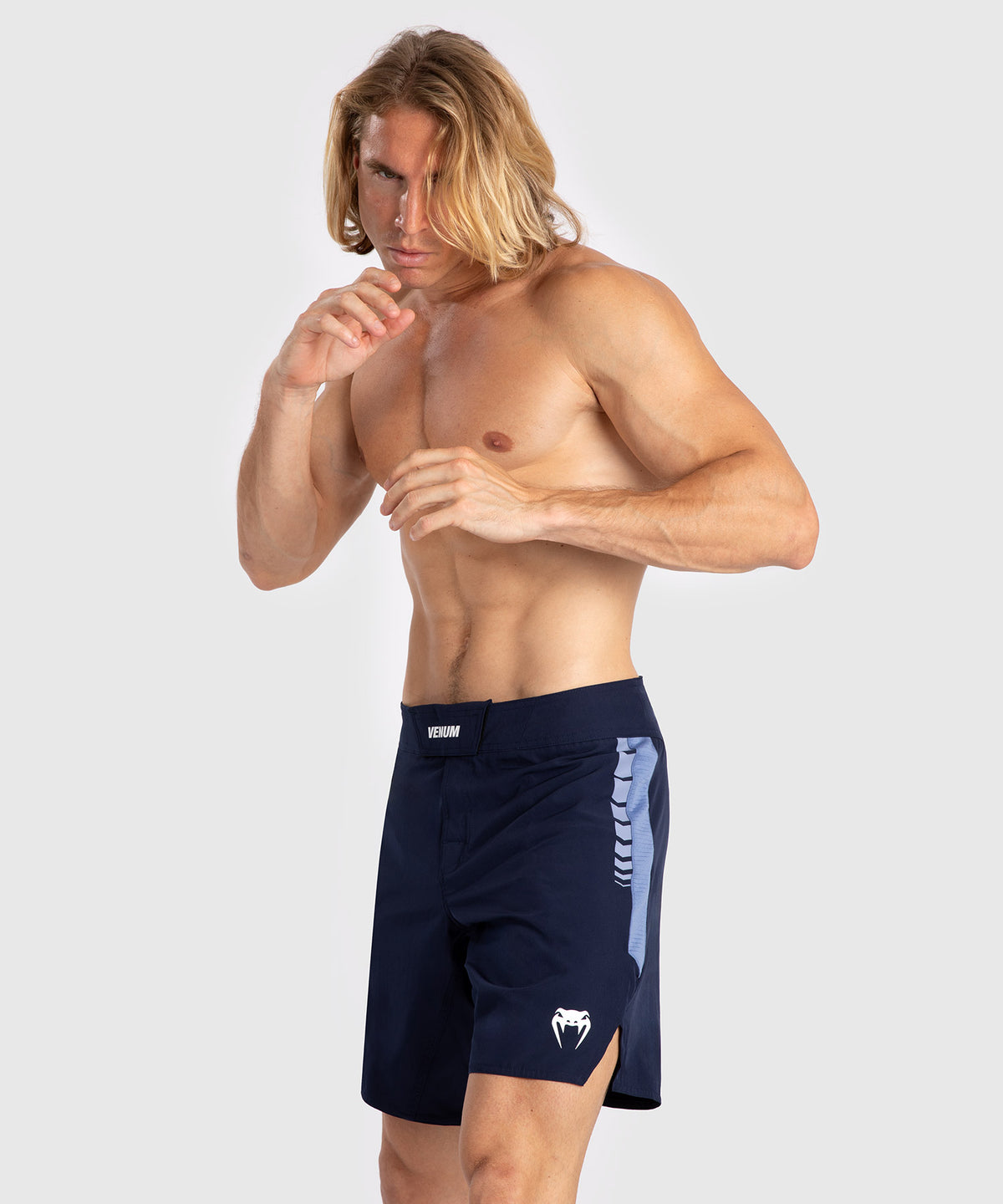 Short de Combat pour Hommes Venum Tempest - Bleu Marine/Bleu