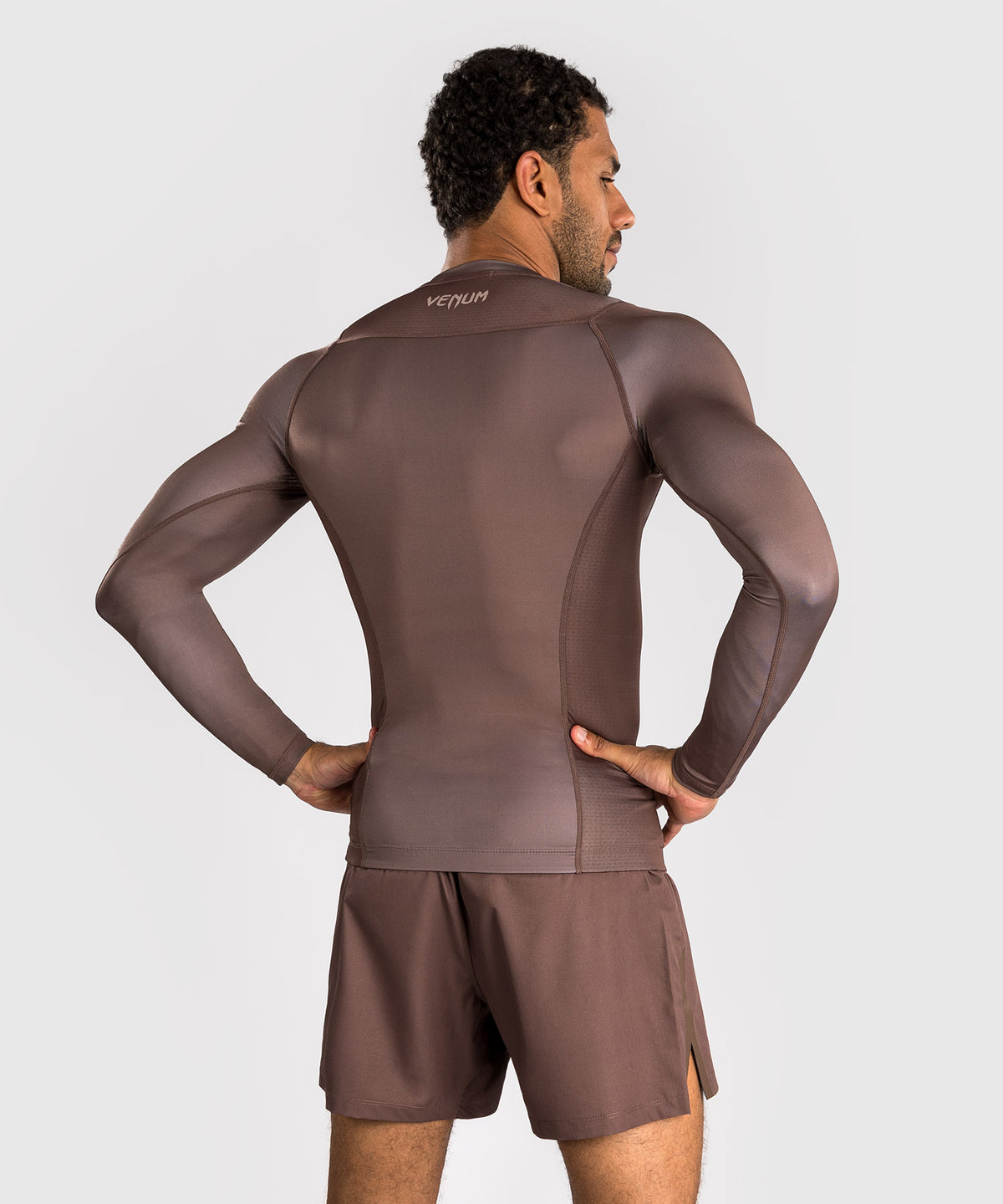 Venum No Gi Rashguards - Marrón Chocolate