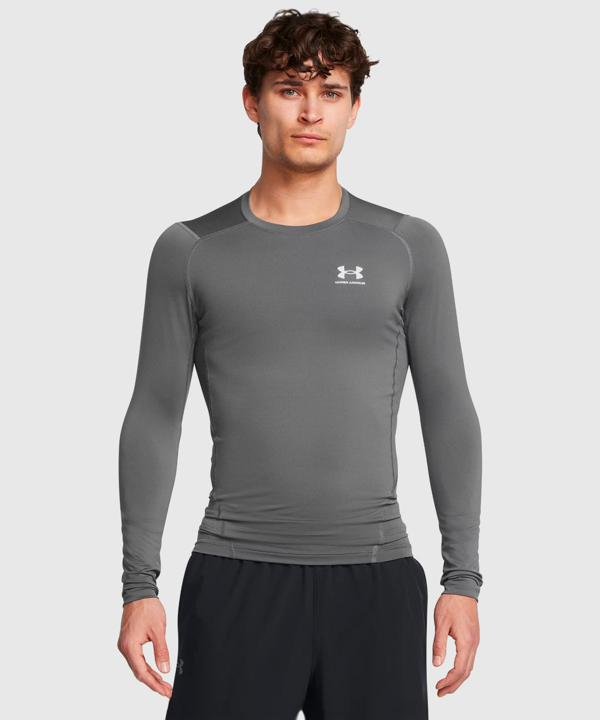 Under Armour Heatgear® T-Shirt Maniche Lunghe – Grigio