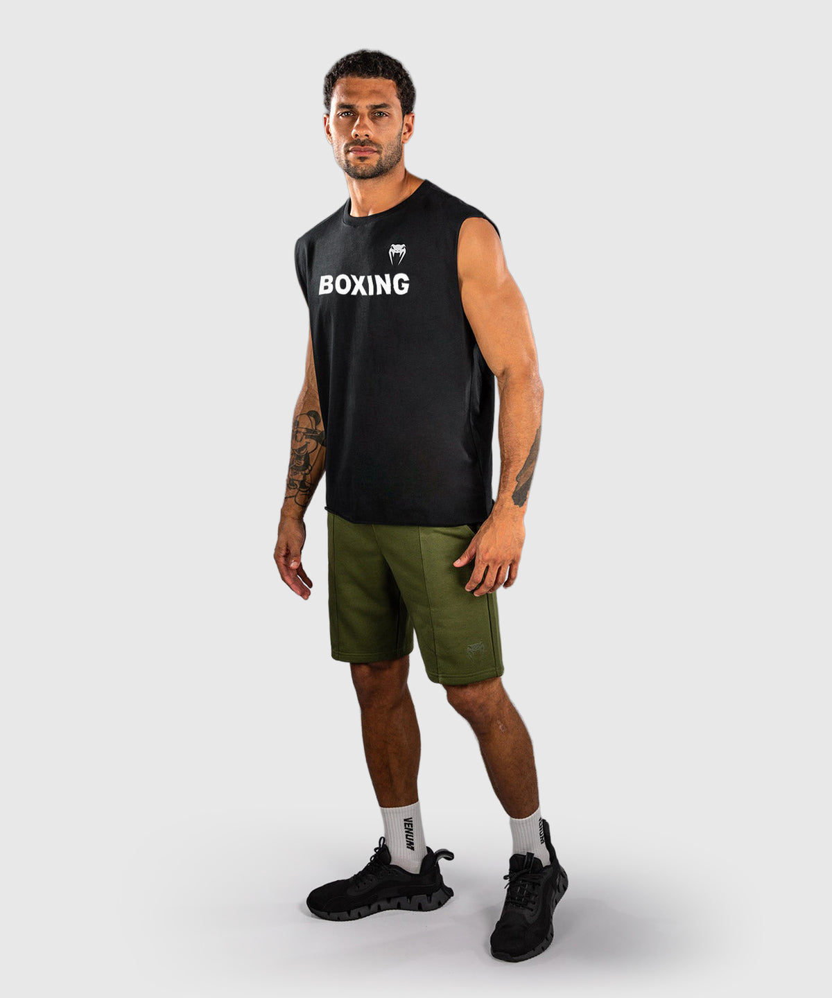 Venum Boxing VT Ärmelloses T‑Shirt – Schwarz