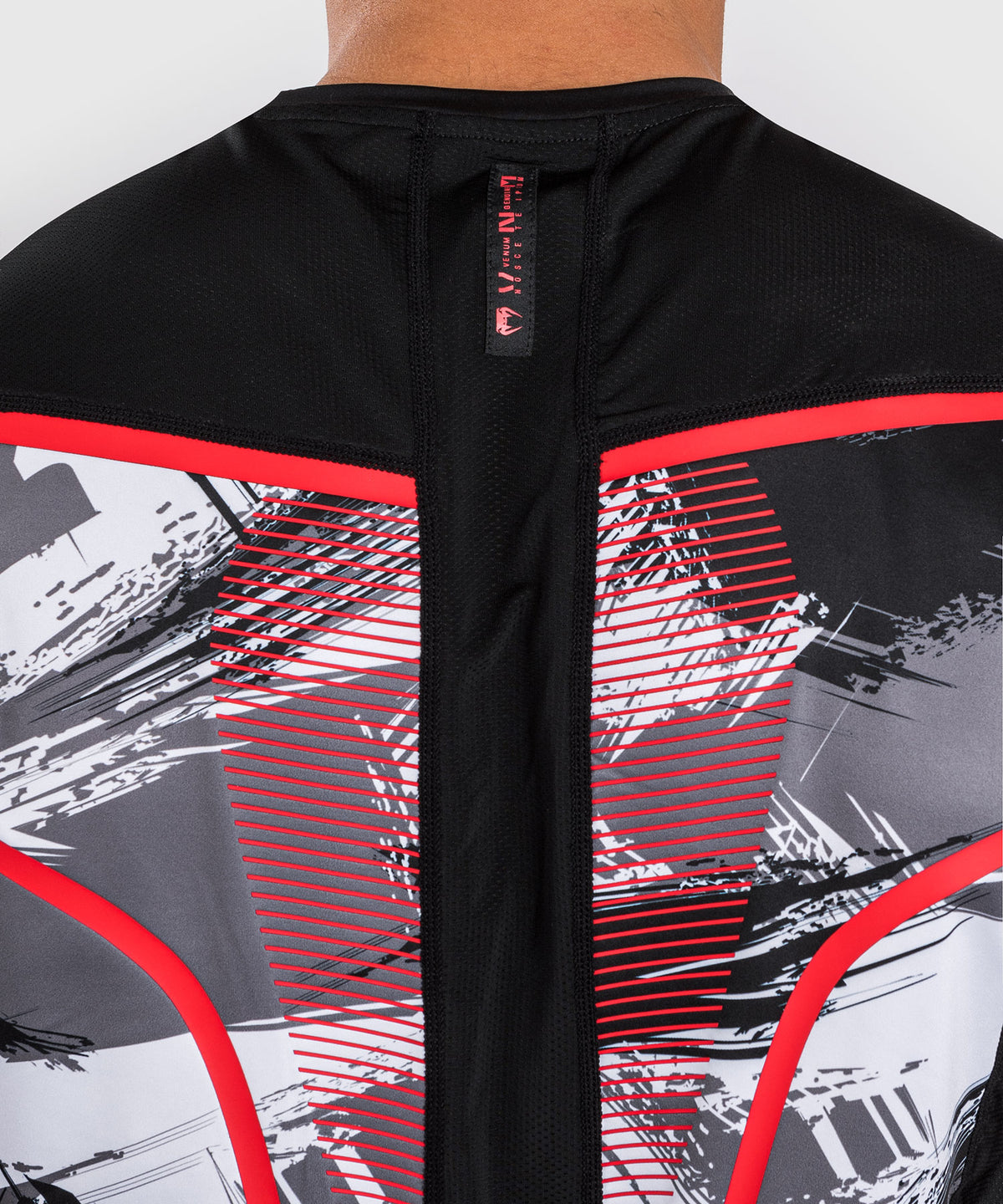 Venum Electron 3.0 Camiseta Dry-Tech - Gris/Rojo