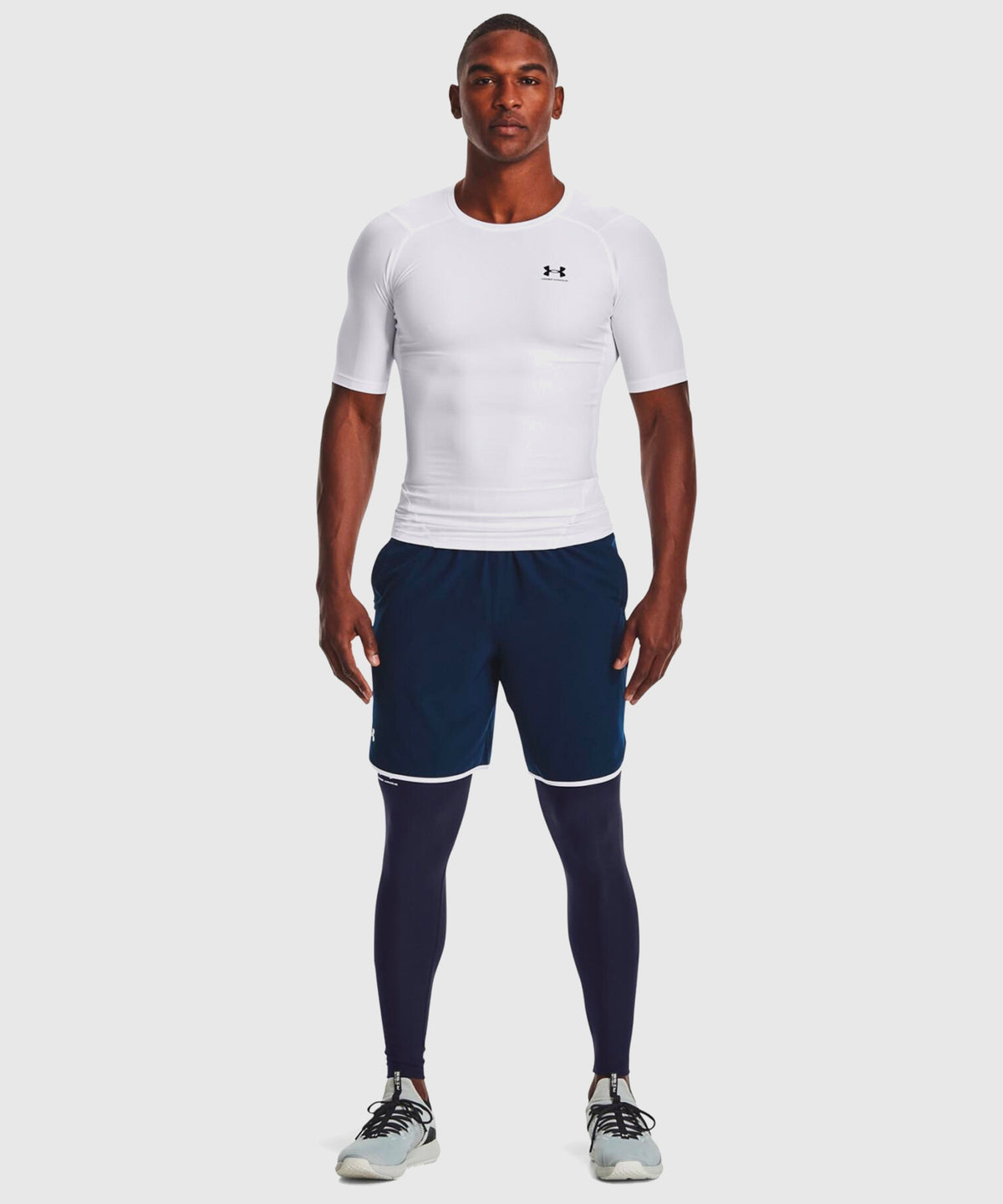 Pantalon De Compression Under Armour Heatgear® Armour - Bleu Marine