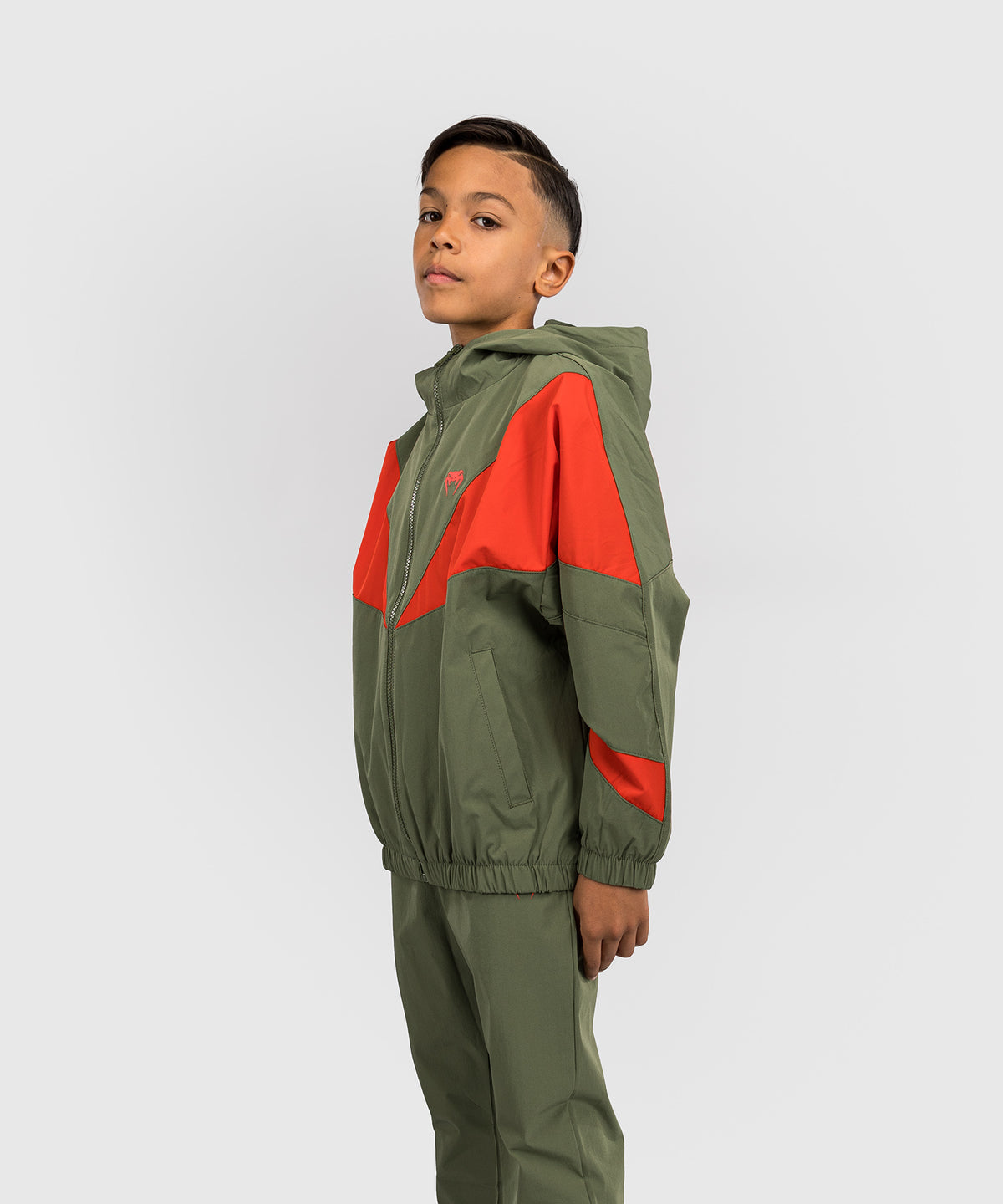 Veste de survêtement pour Enfants Venum Vectra - Vert Militaire/Orange