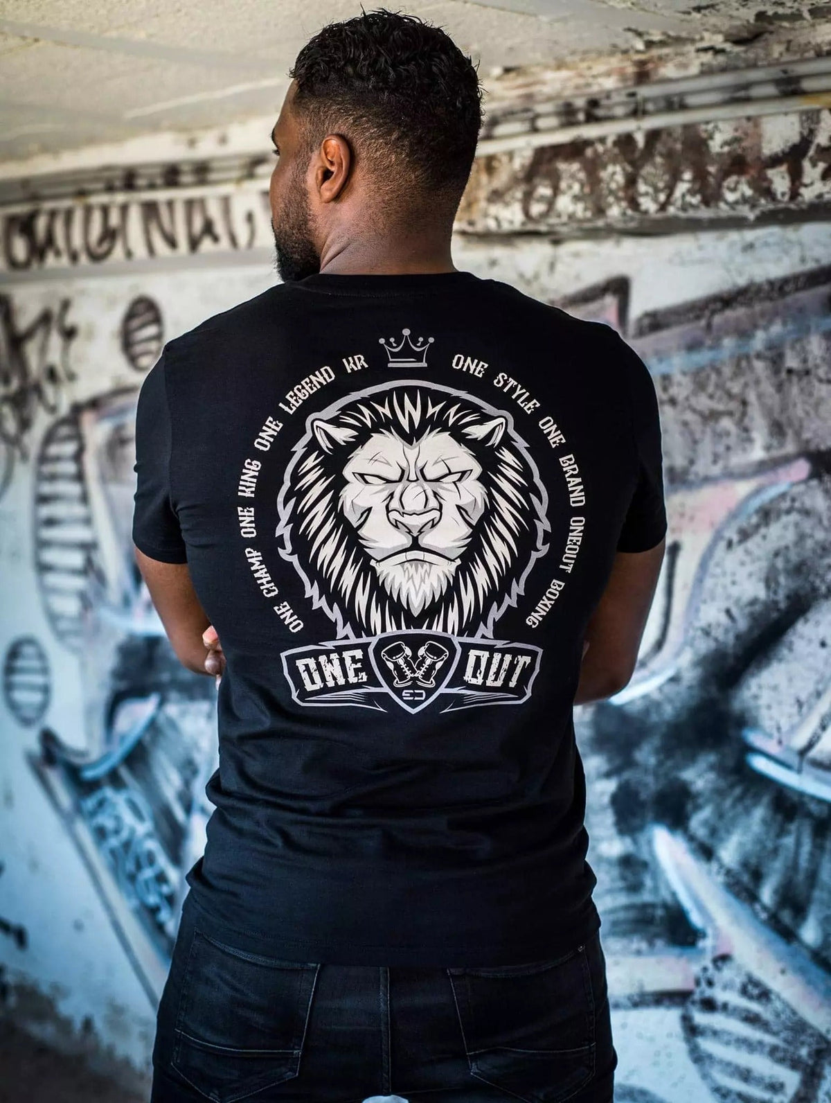King Oneout One Legend Trainings-T-Shirt - Schwarz