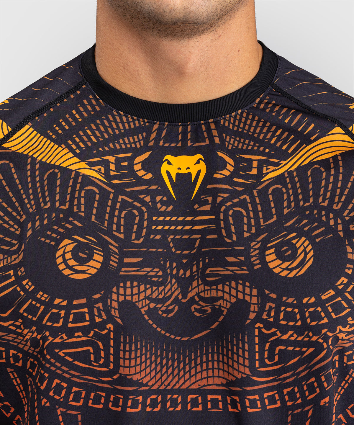 Venum Quetzal Fury Dry-Tech Camiseta - Negro/Rojo Fury/Mandarina