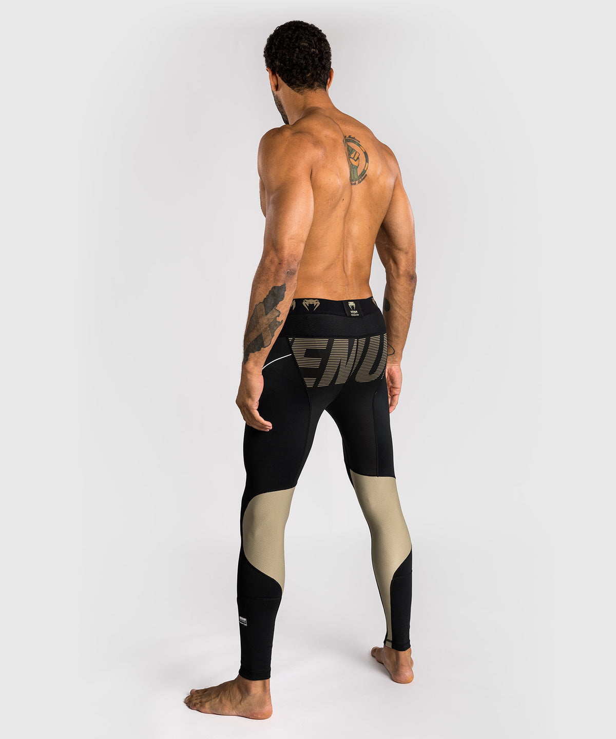 Venum Adrenaline Pantalones Compresivos – Negro/Arena
