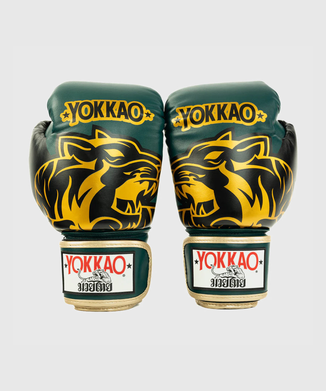 Yokkao Original Gold Boxing Gloves - Green